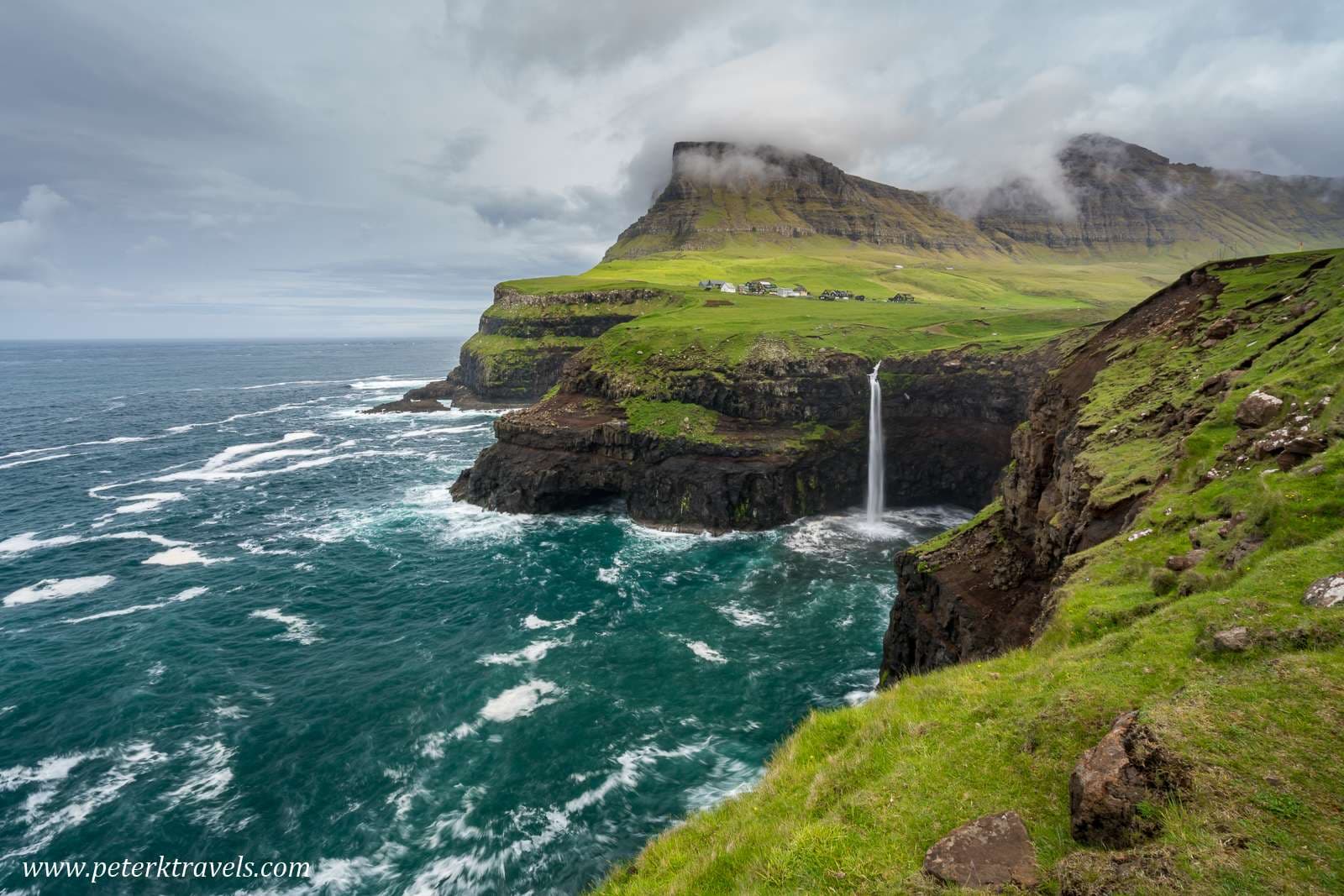 Múlafossur Waterfall, Faroe Islands