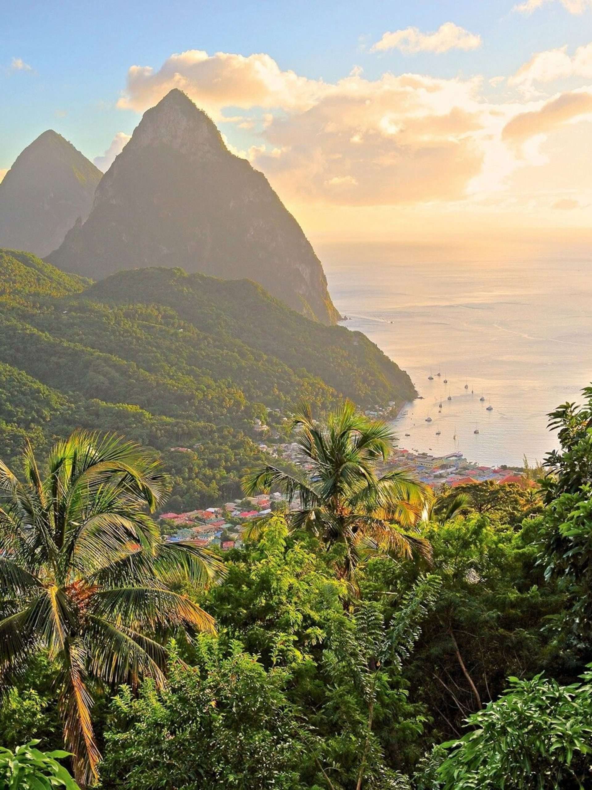 The Pitons, St Lucia