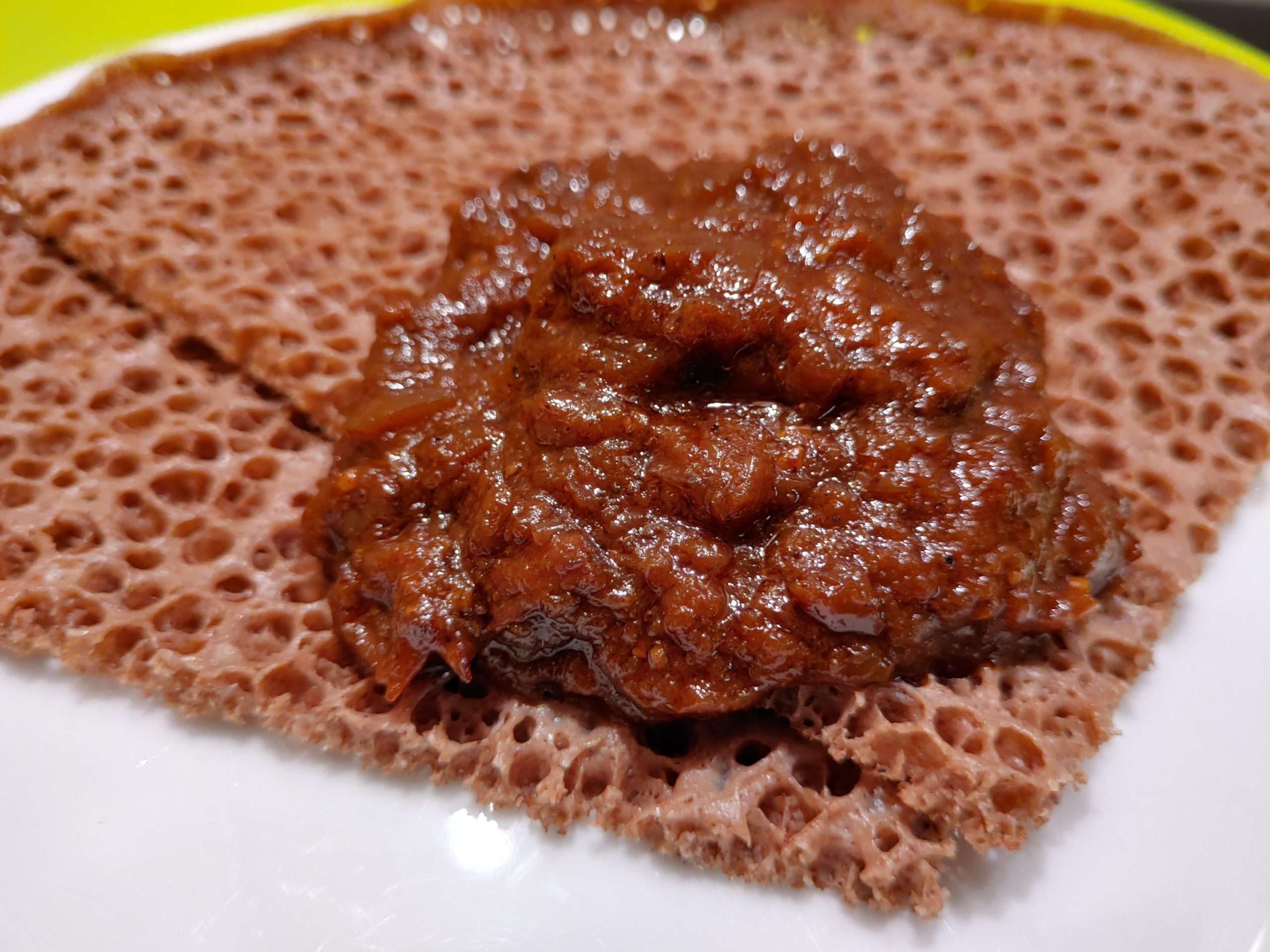 Injera (sourdough flatbread)