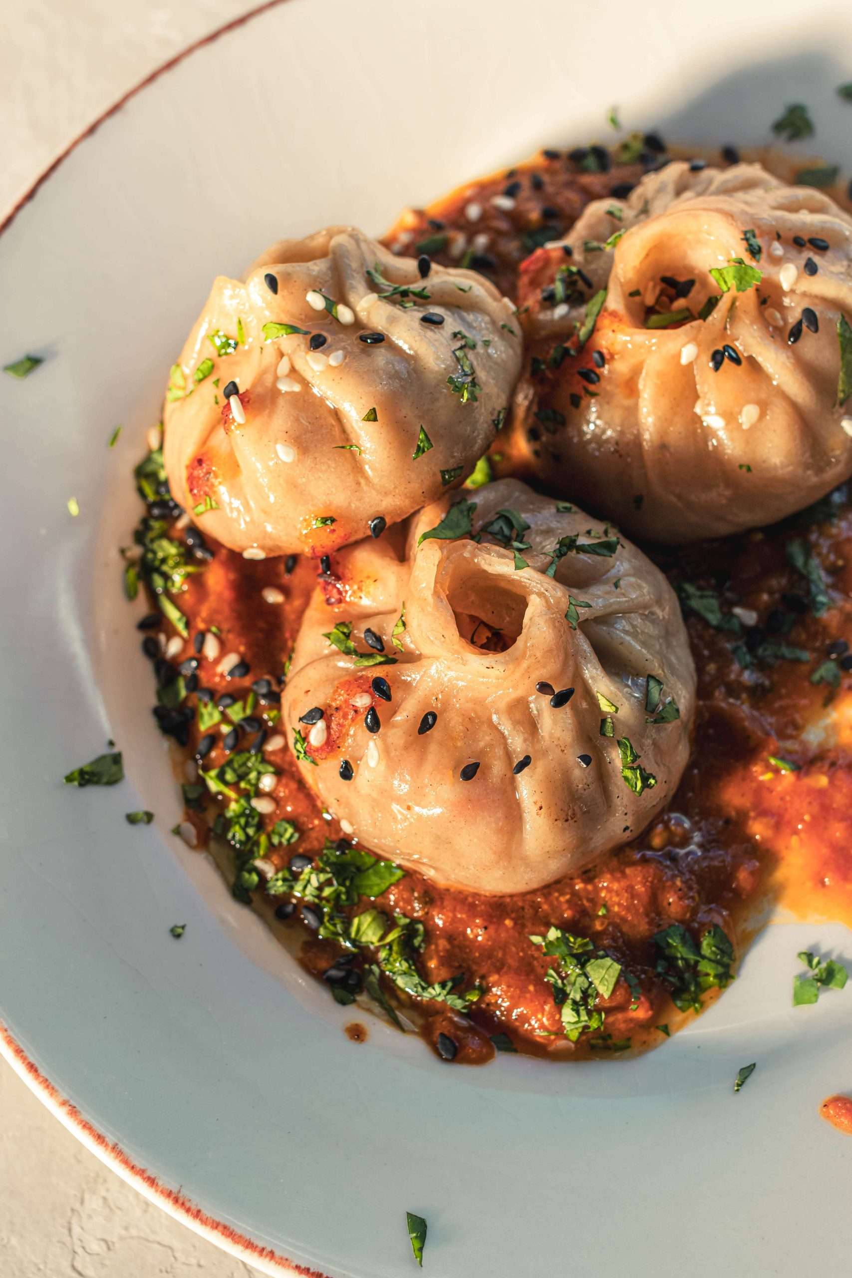 Momos (dumplings)
