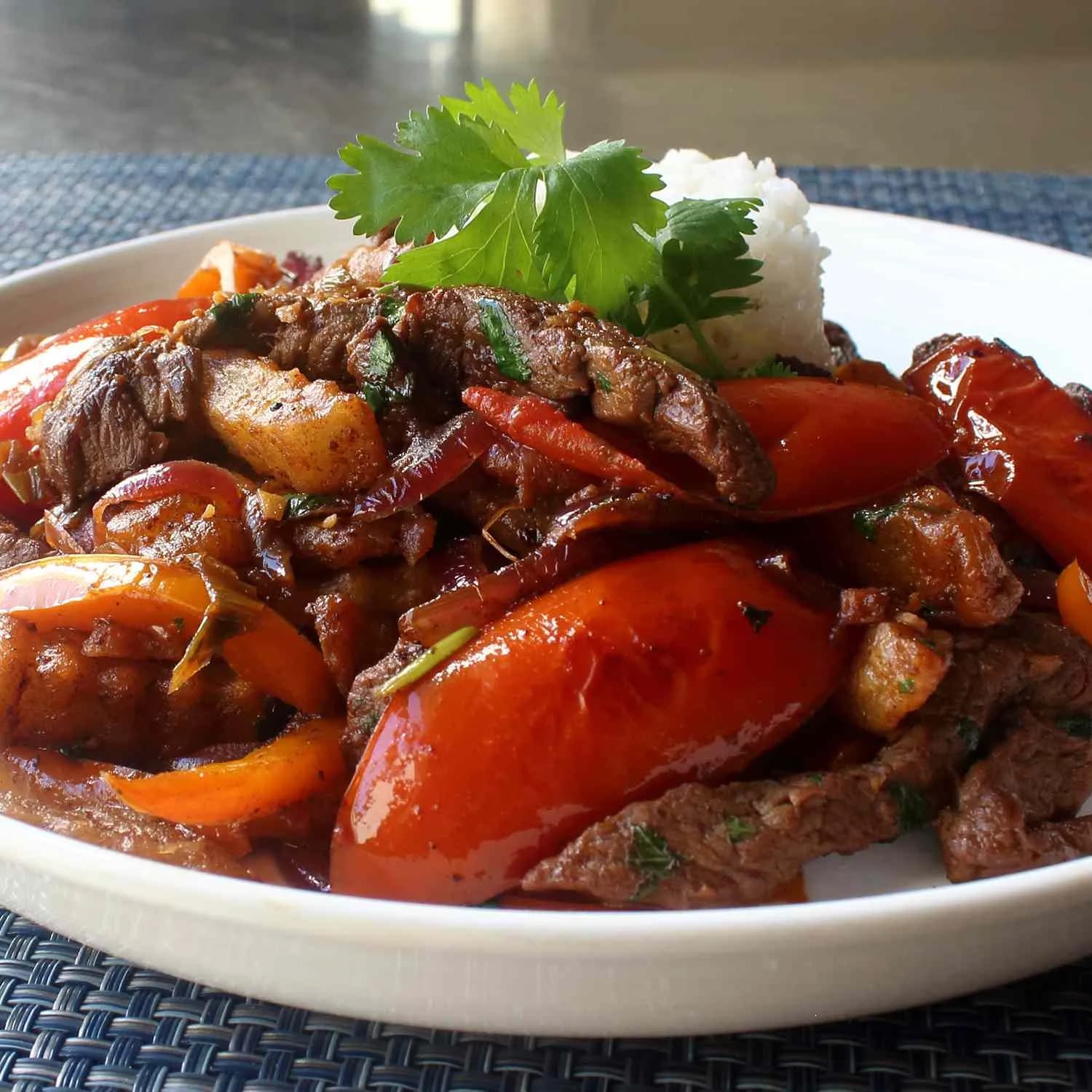 Lomo Saltado (stir-fried beef)