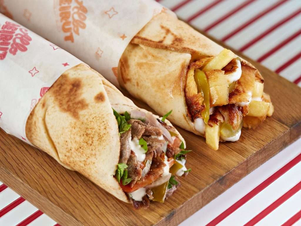 Shawarma (meat wrap)