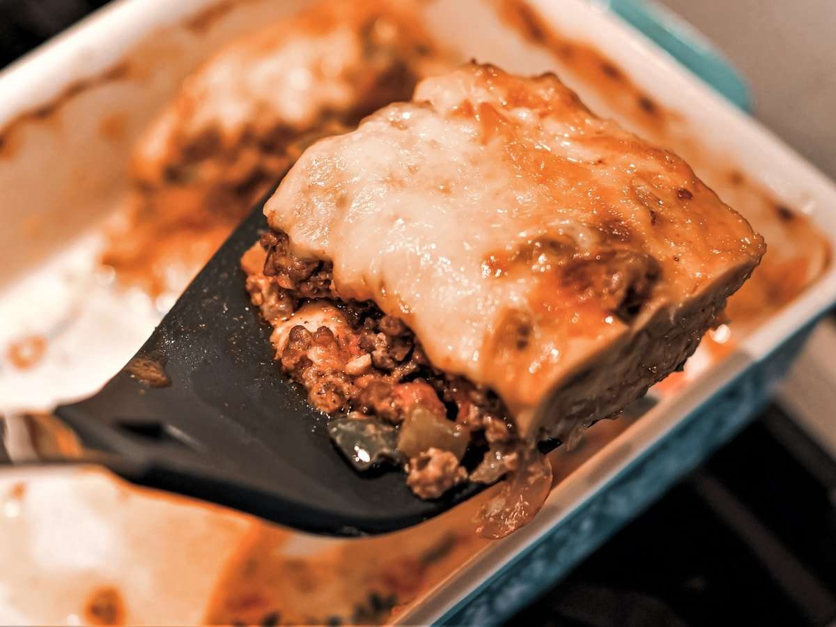 Keshi Yena (stuffed cheese)