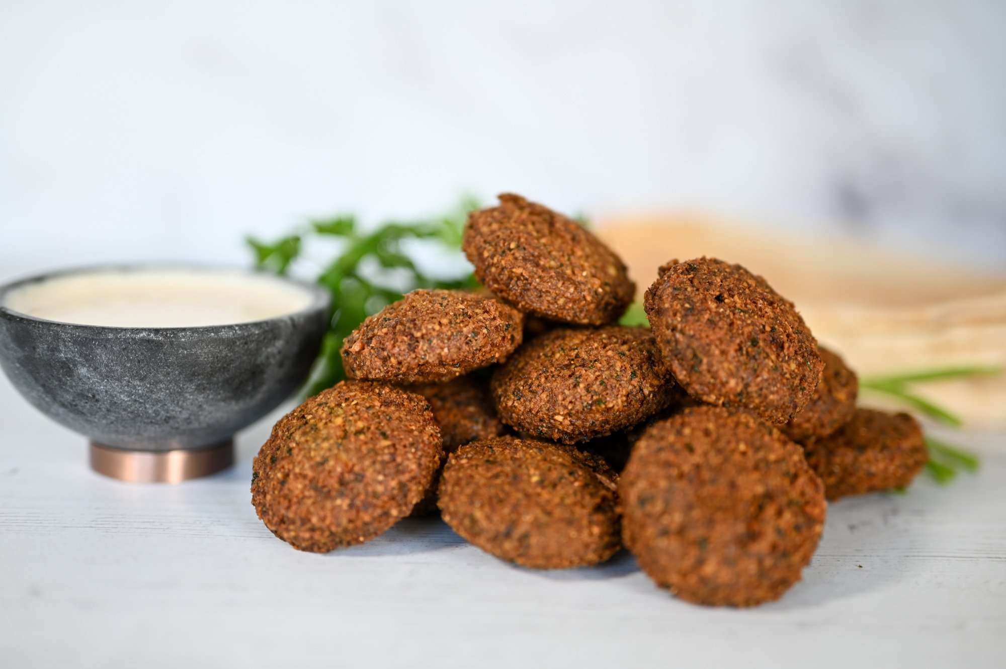 Falafel (deep-fried chickpea balls)