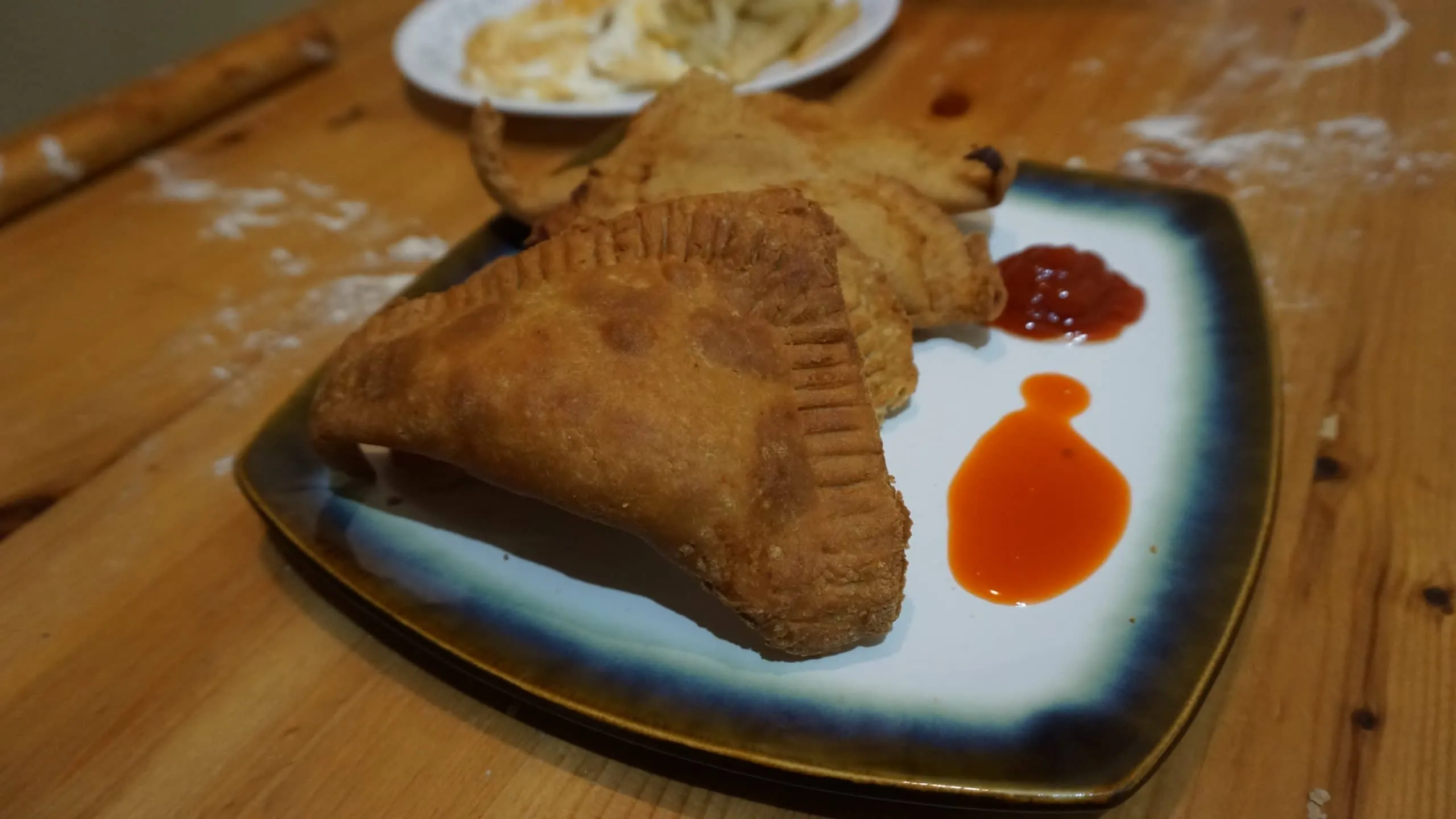 Fataya (meat-filled pastries)