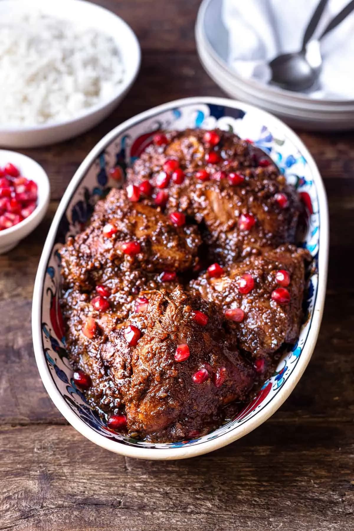 Fesenjan (pomegranate and walnut stew)