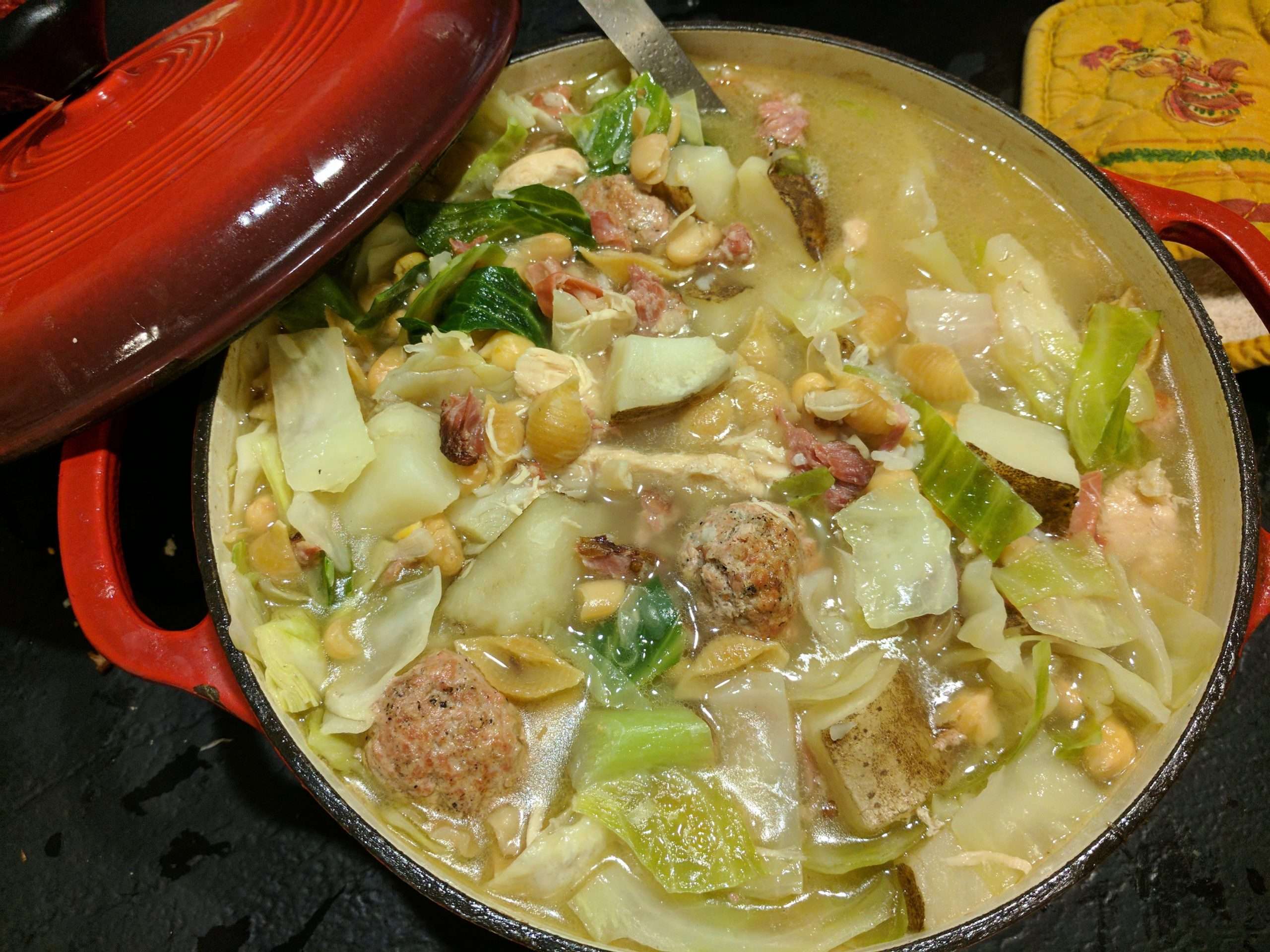 Escudella (meat and vegetable stew)