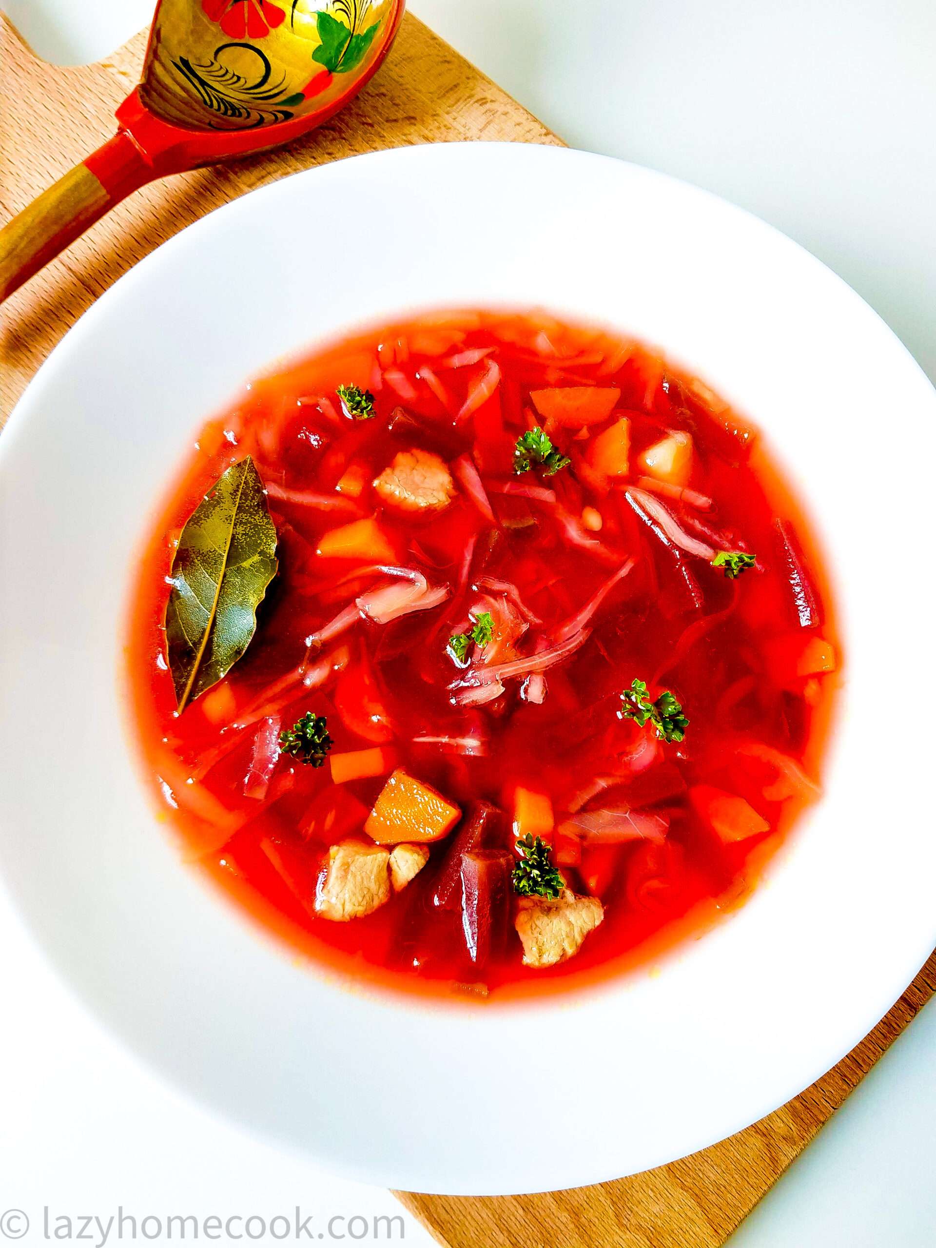 Borscht (beet soup)