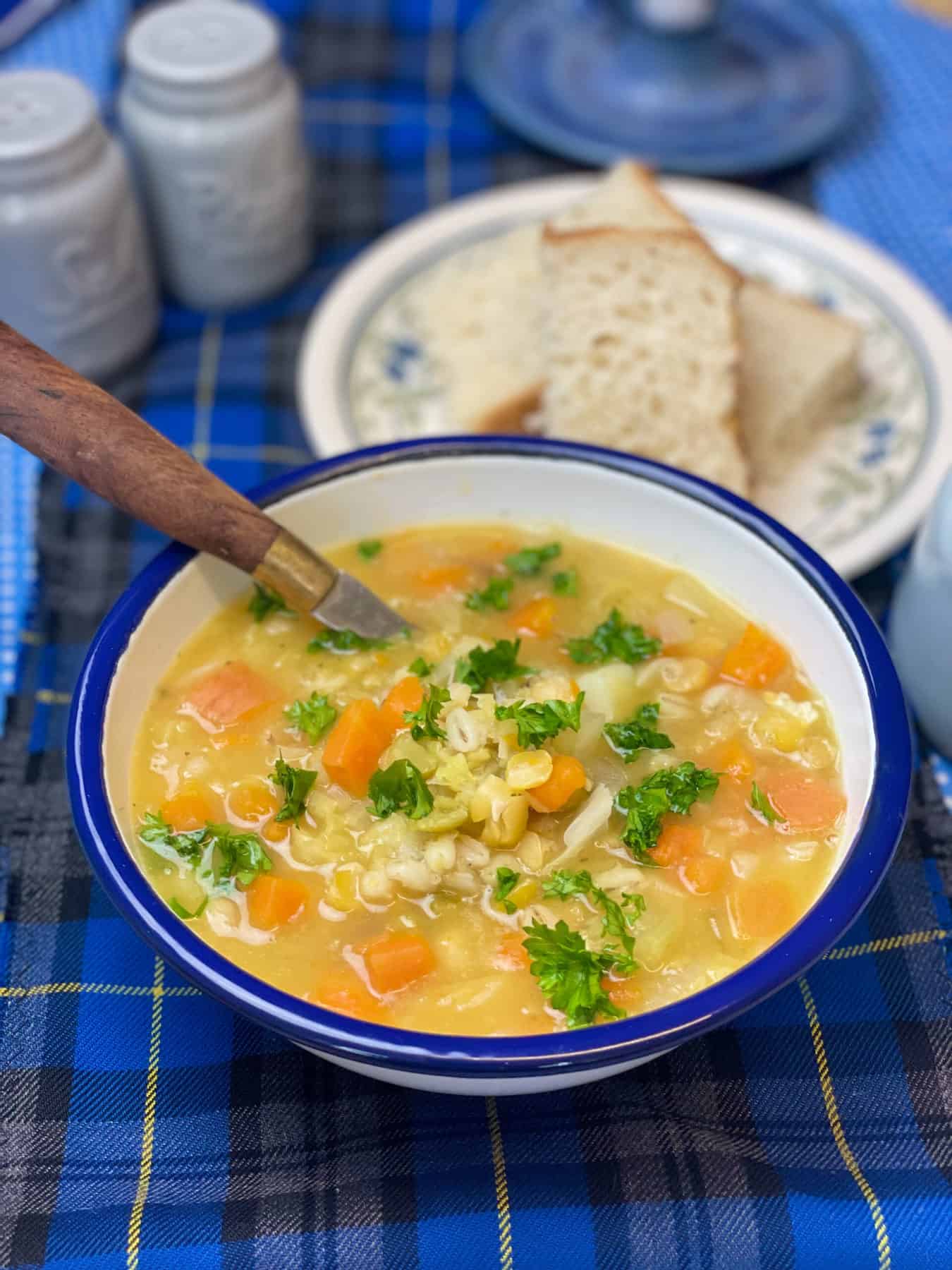 Scotch Broth (hearty soup with barley and vegetables)