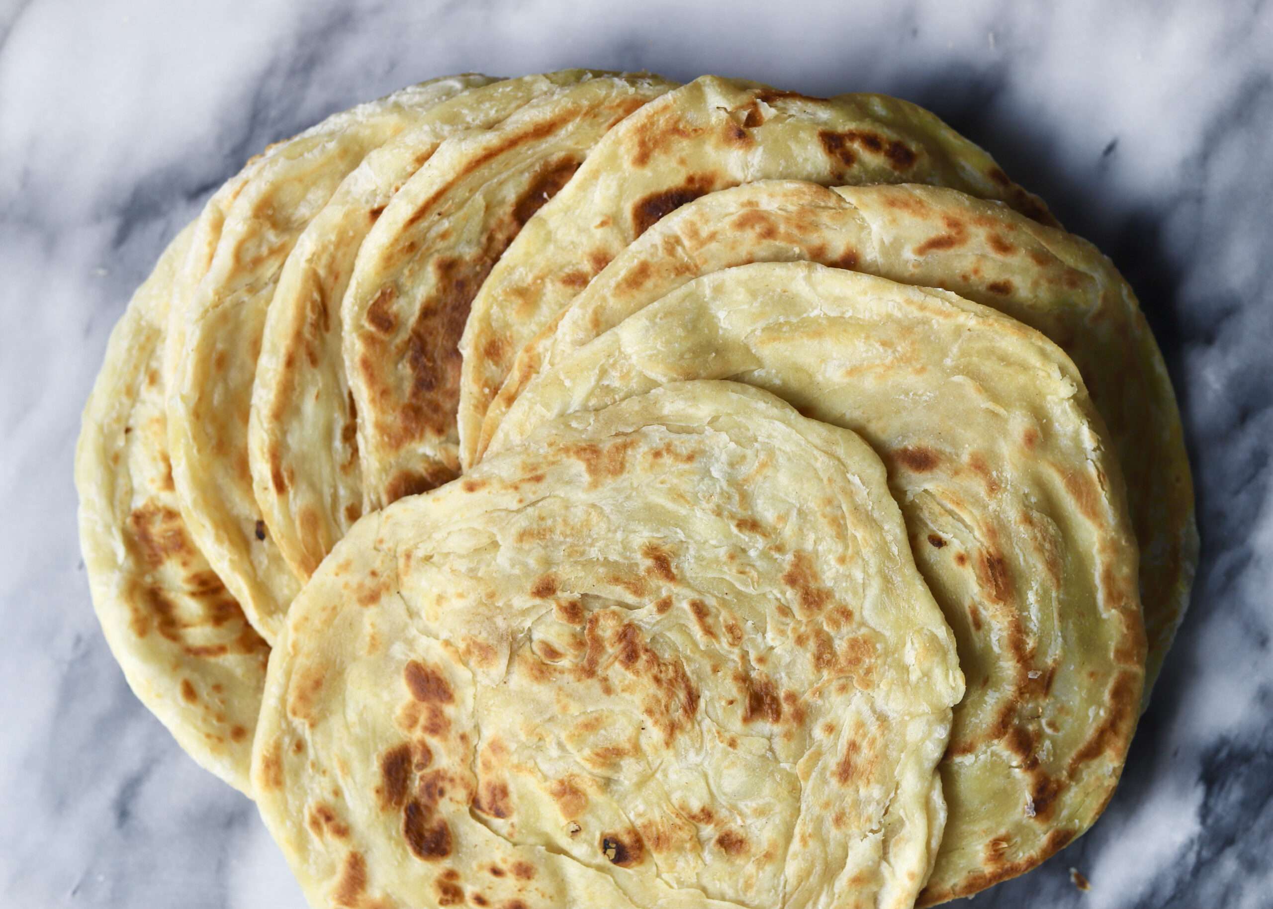 Roti (flatbread with curry)