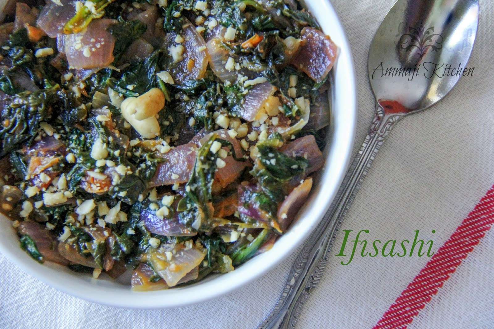 Ifisashi (vegetable stew)
