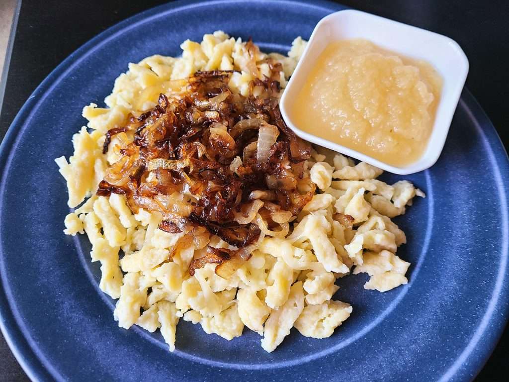 Käsknöpfle (cheese dumplings)