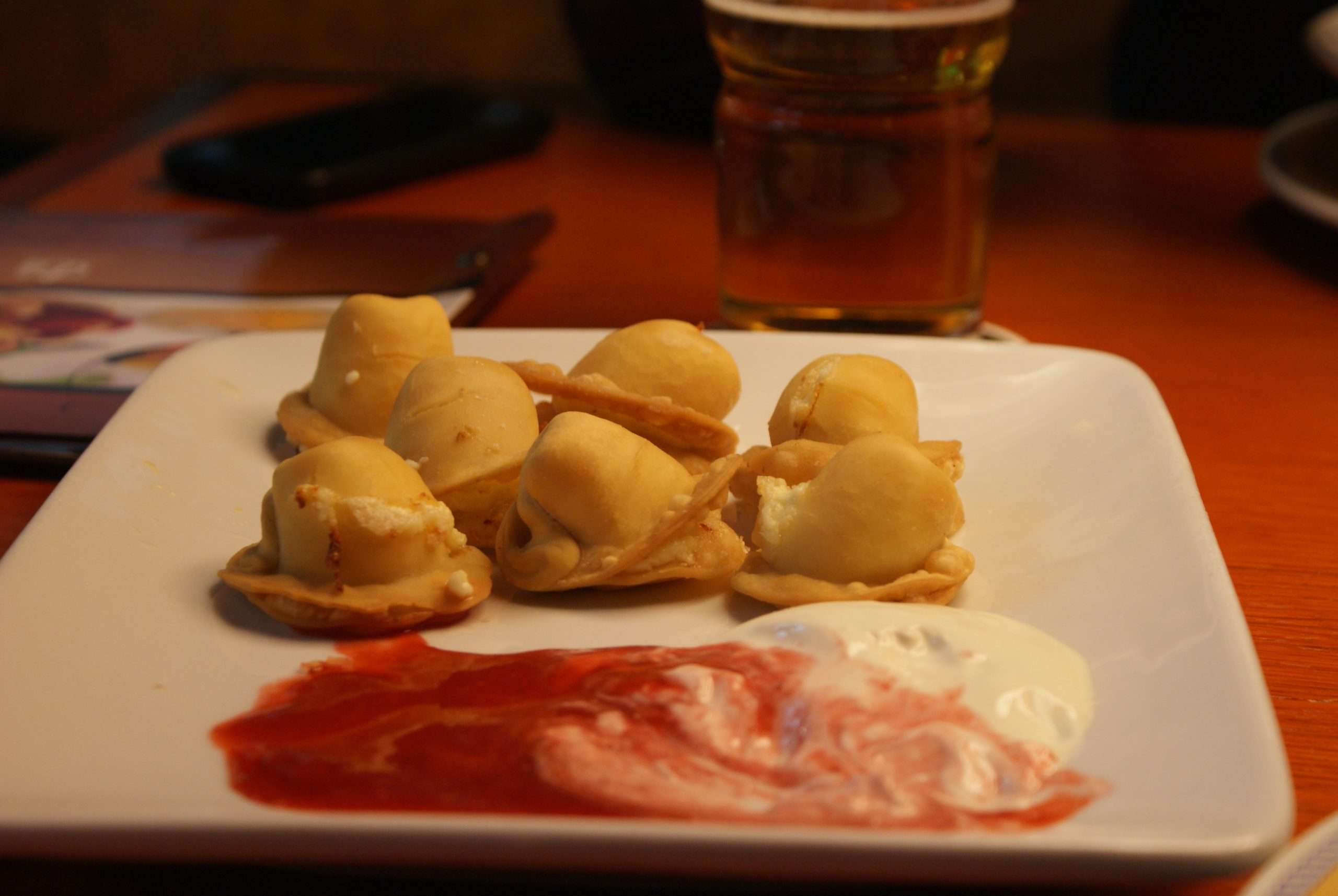 Kolduny (stuffed dumplings)