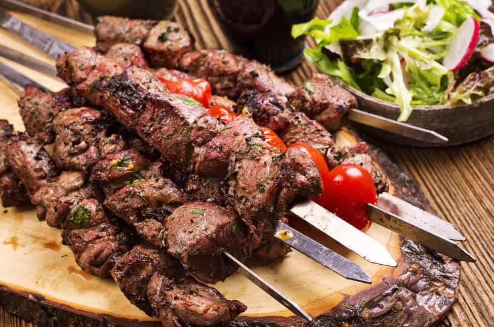 Souvlaki (grilled meat skewers)