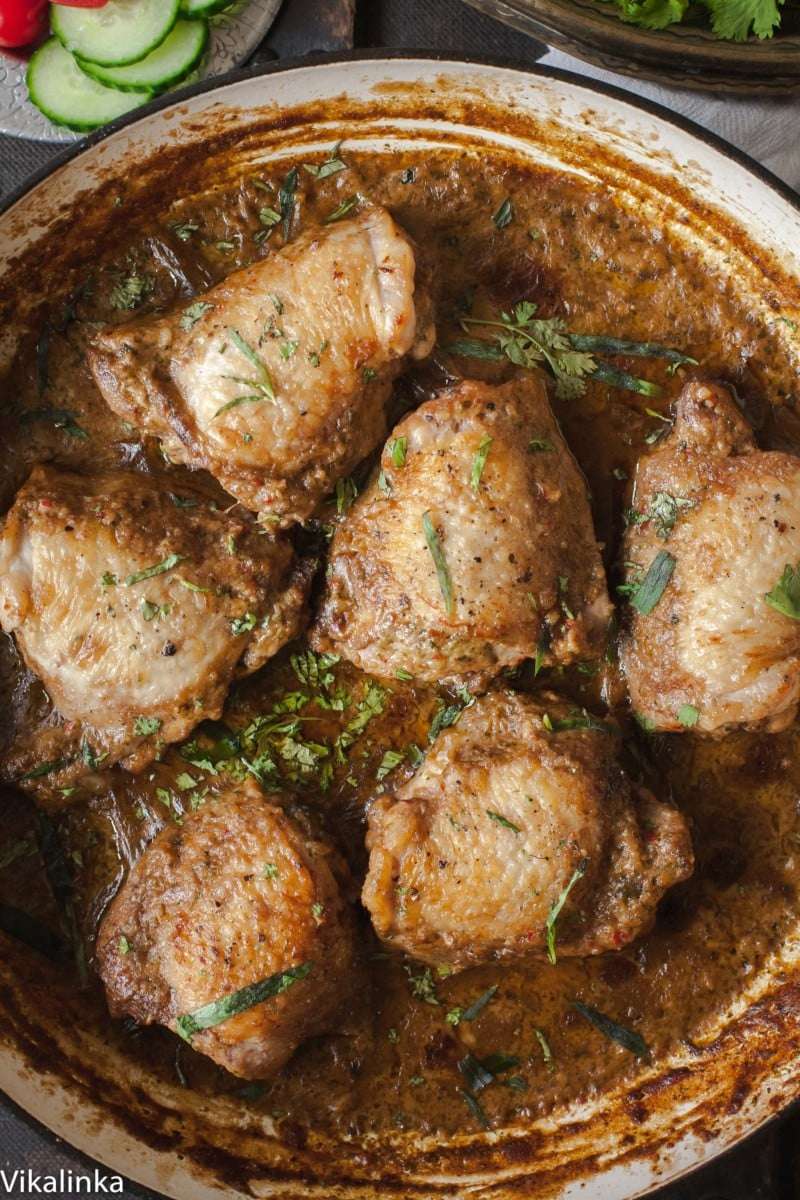 Satsivi (chicken in walnut sauce)