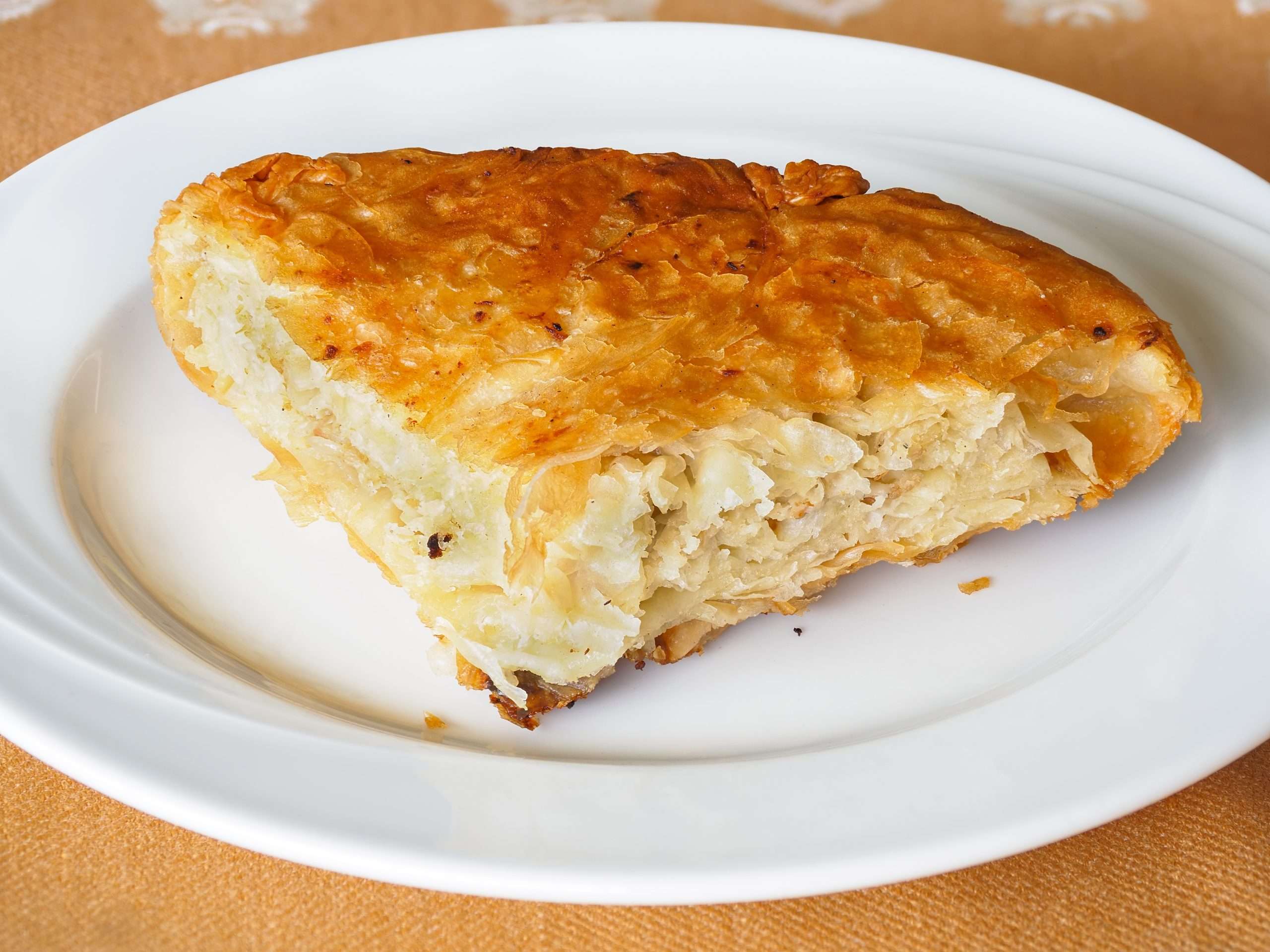 Burek (phyllo pastry filled with meat or cheese)