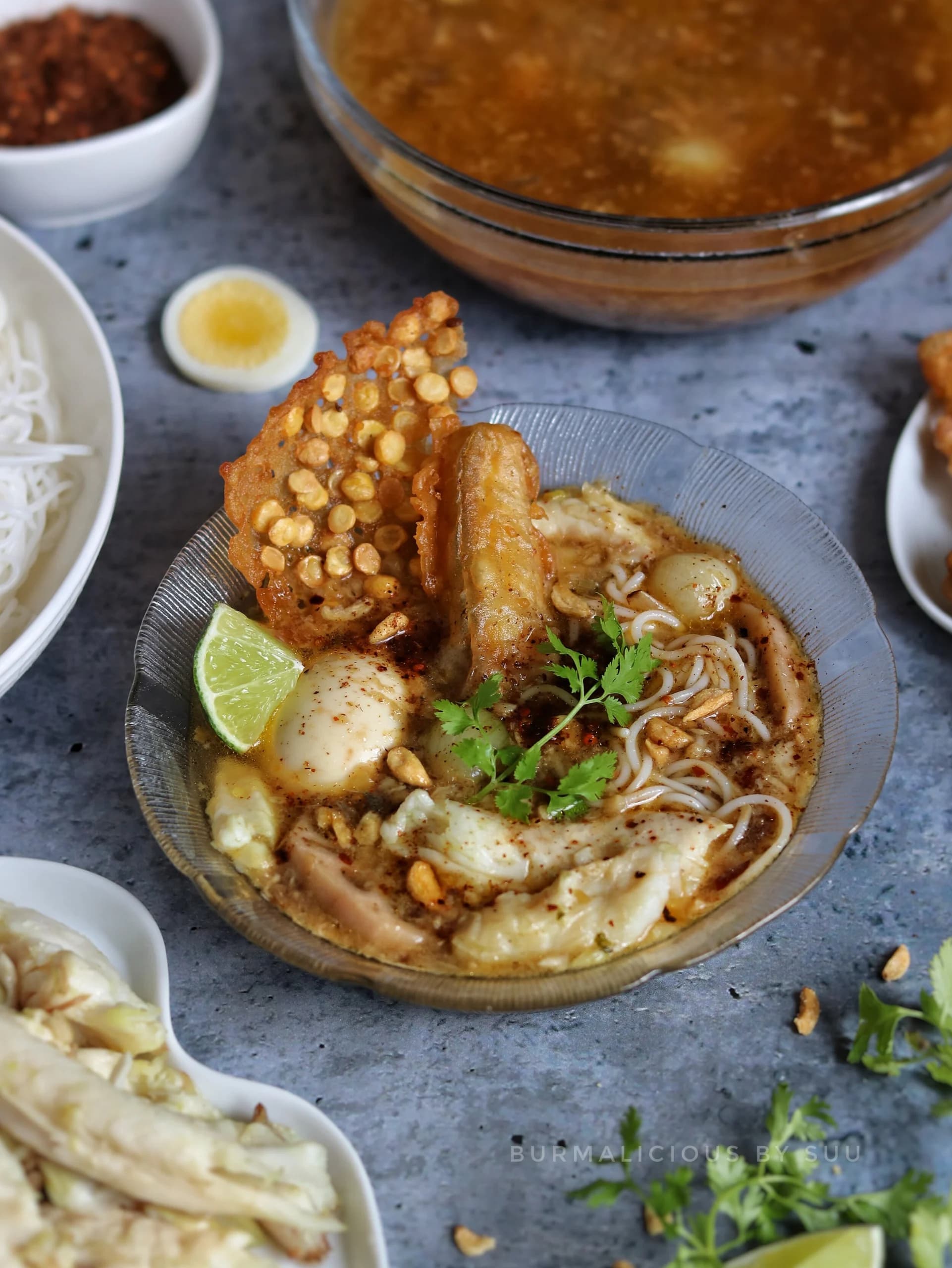 Mohinga (fish noodle soup)