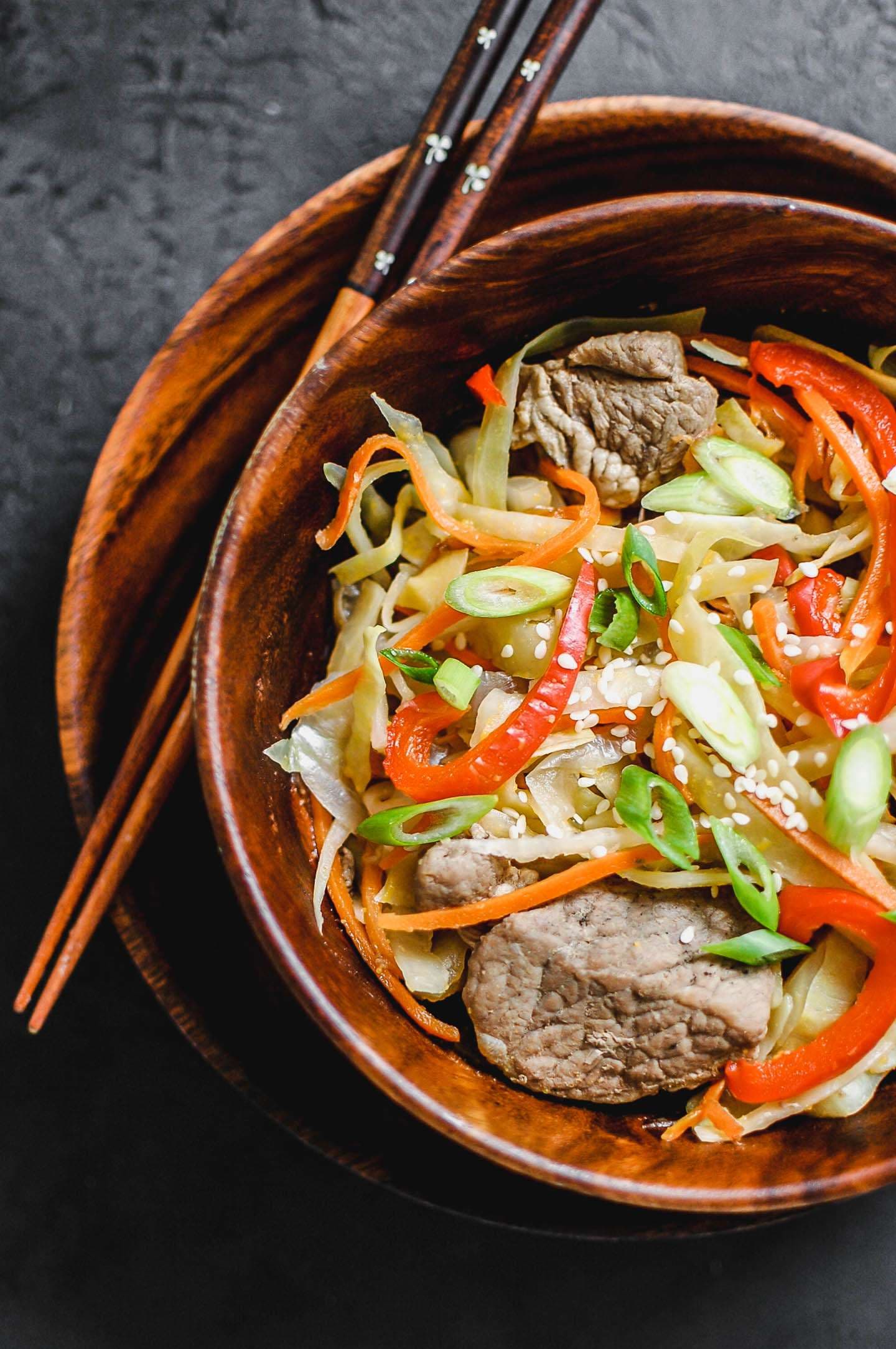 Tsuivan (noodle stir-fry)