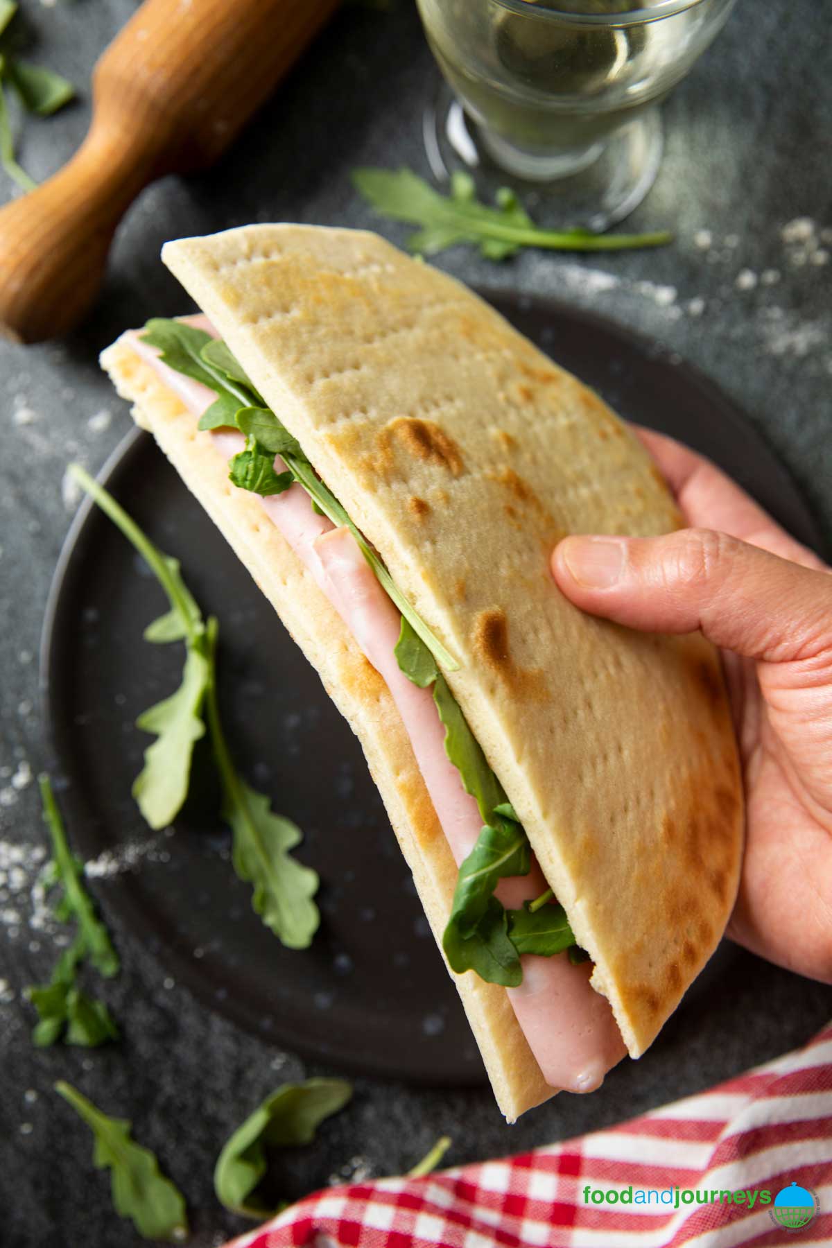 Piadina (flatbread sandwich)