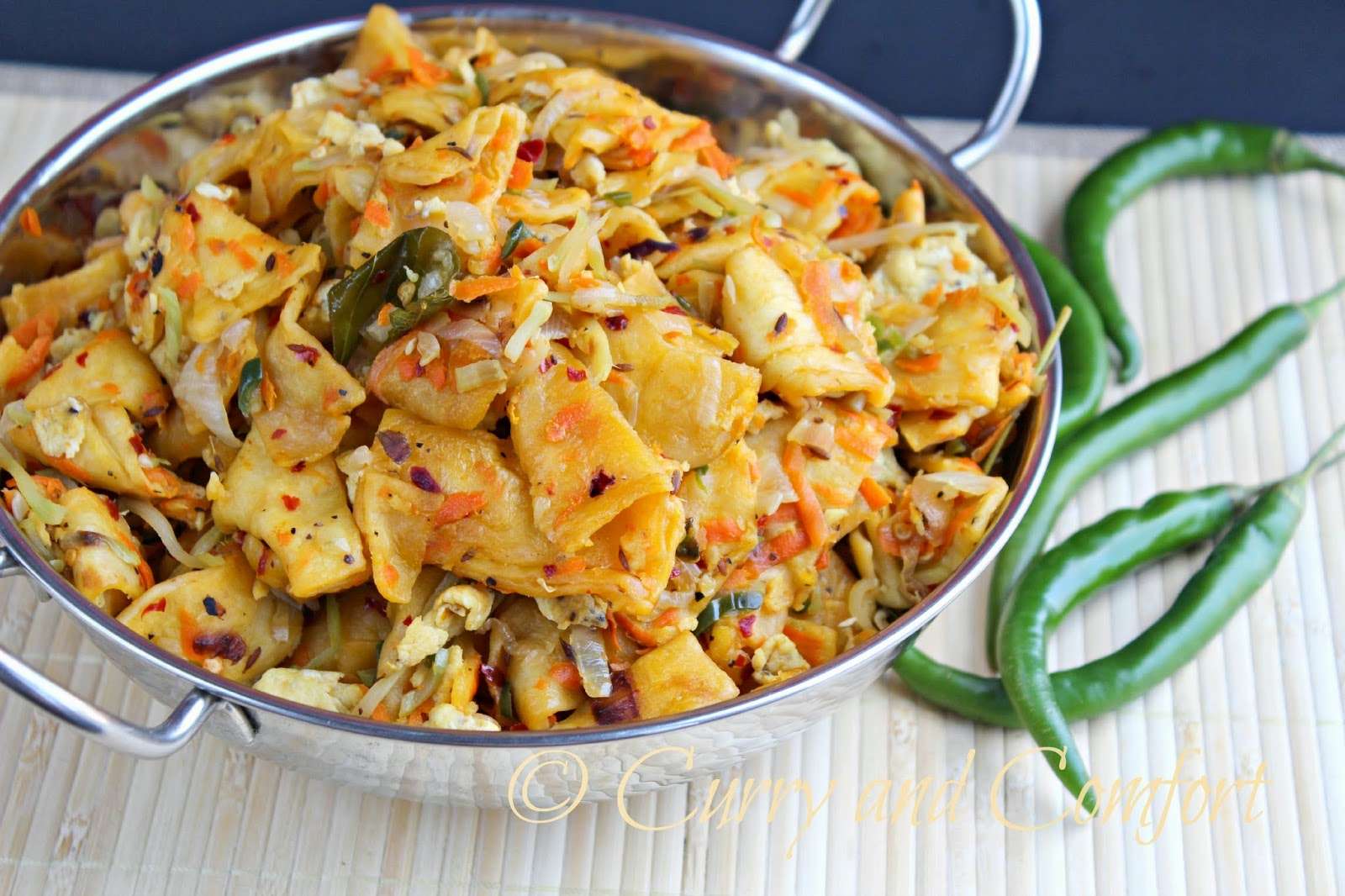 Kottu Roti (chopped roti stir-fry)