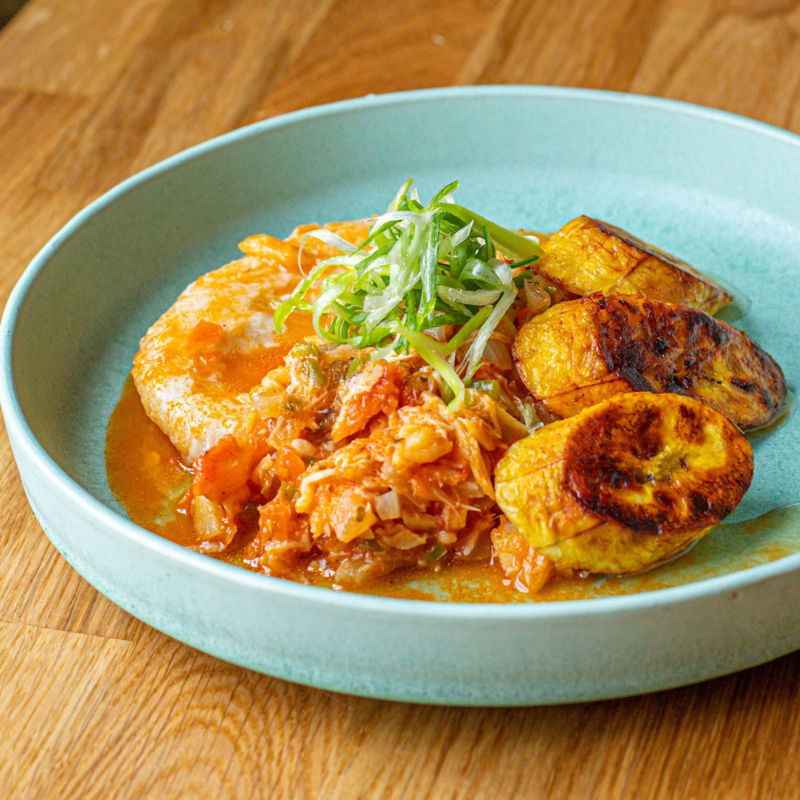 Saltfish with Dumplings