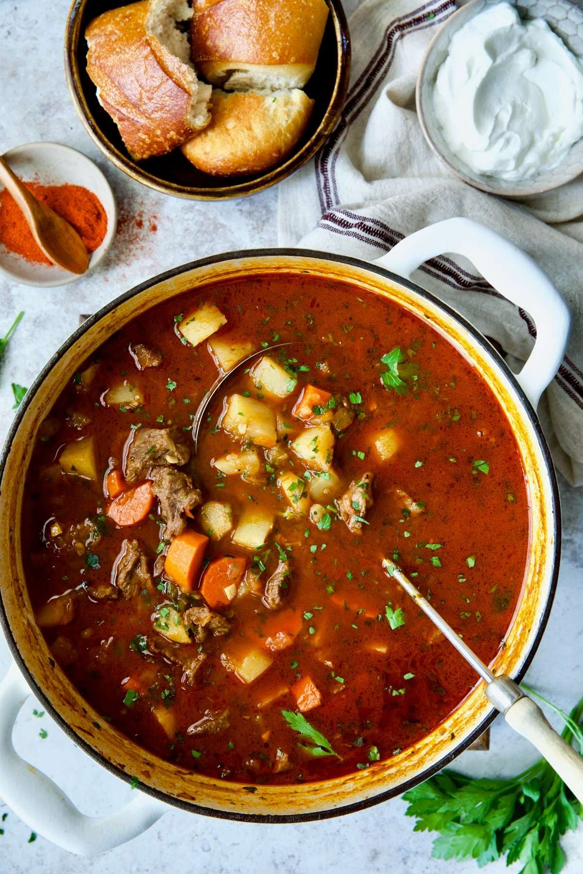 Goulash (beef stew)