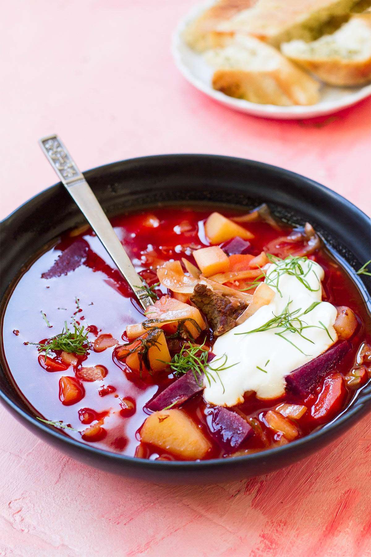 Borscht (beet soup)