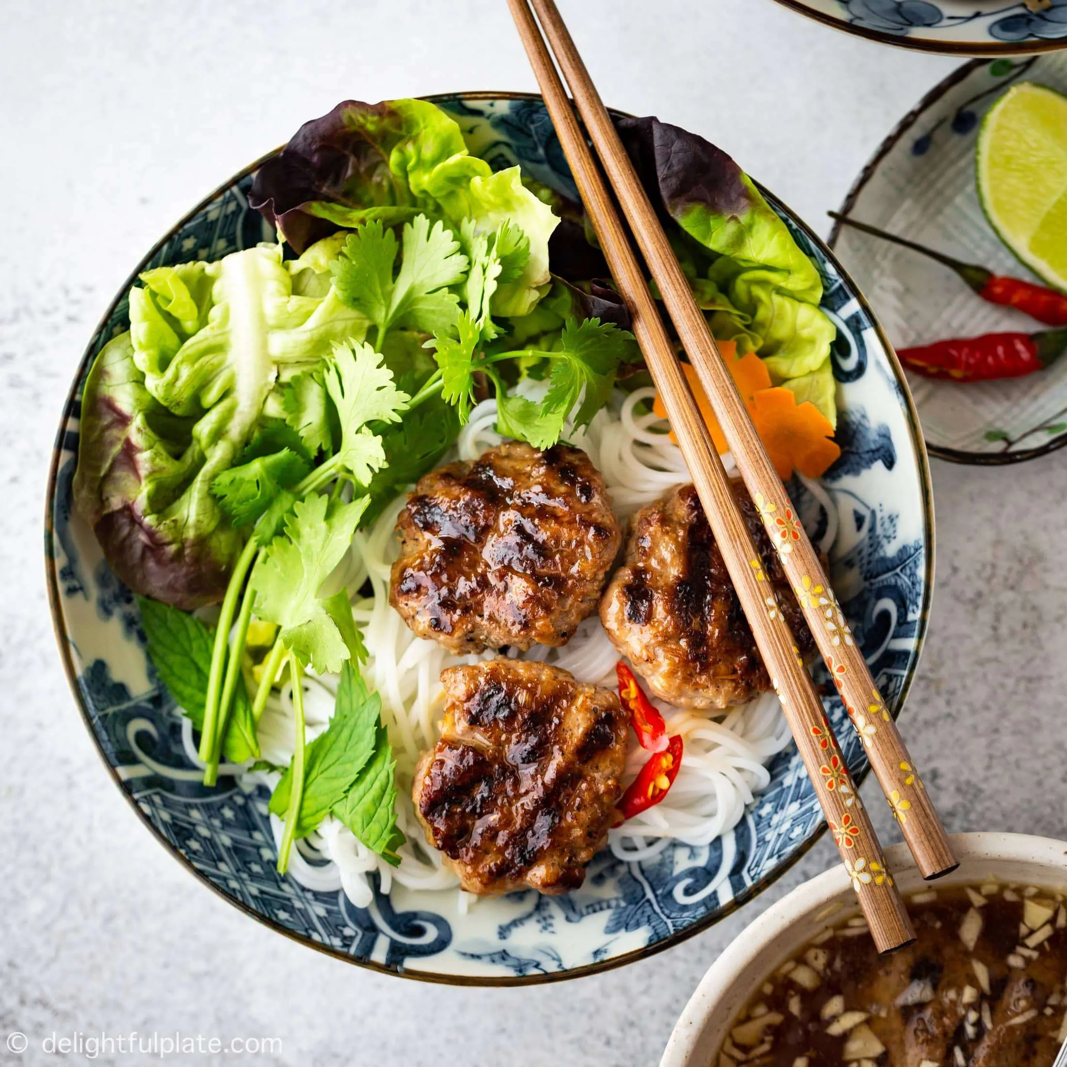 Bun Cha (grilled pork with noodles)