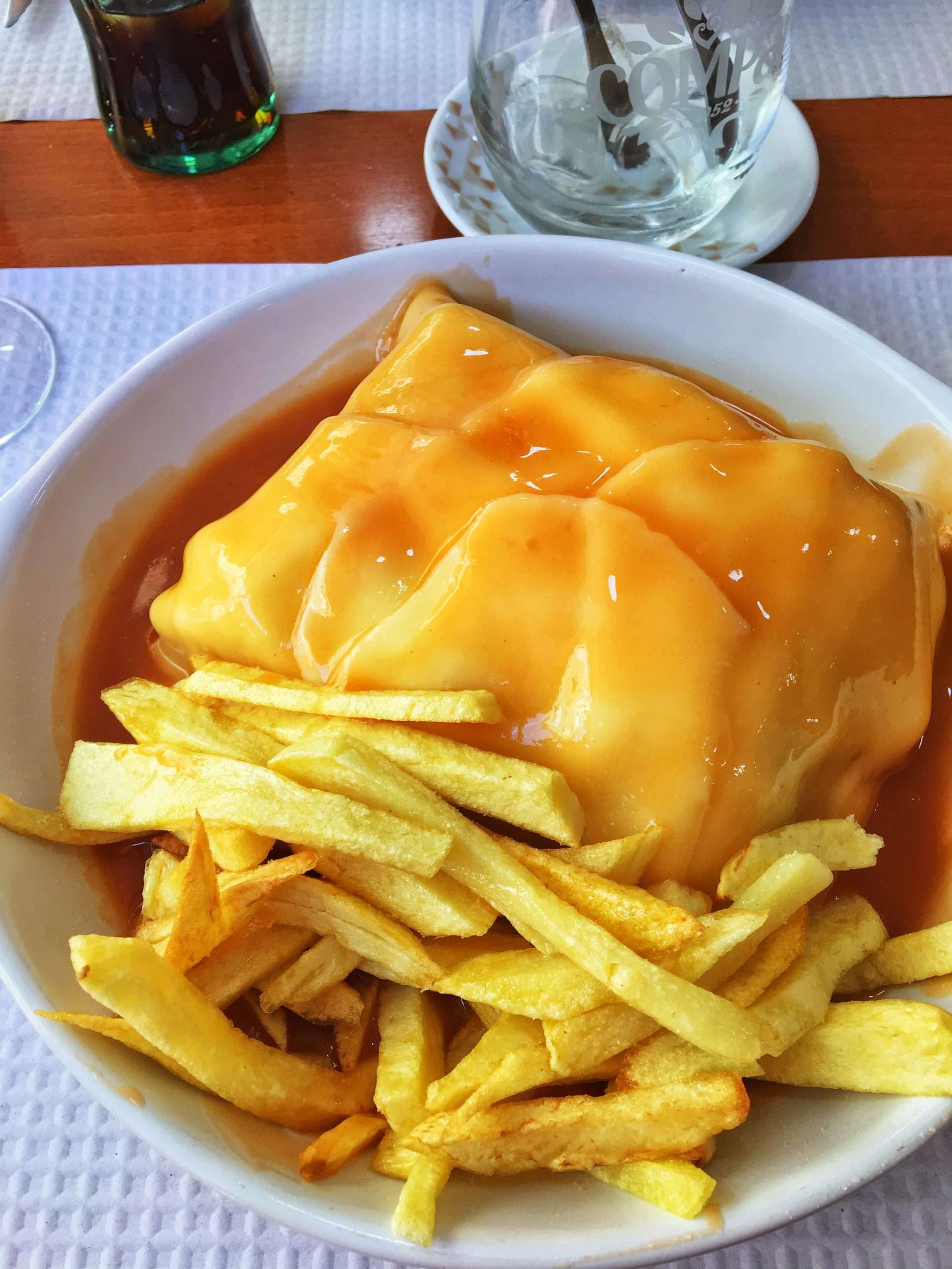 Francesinha (sandwich with cured meats and cheese)