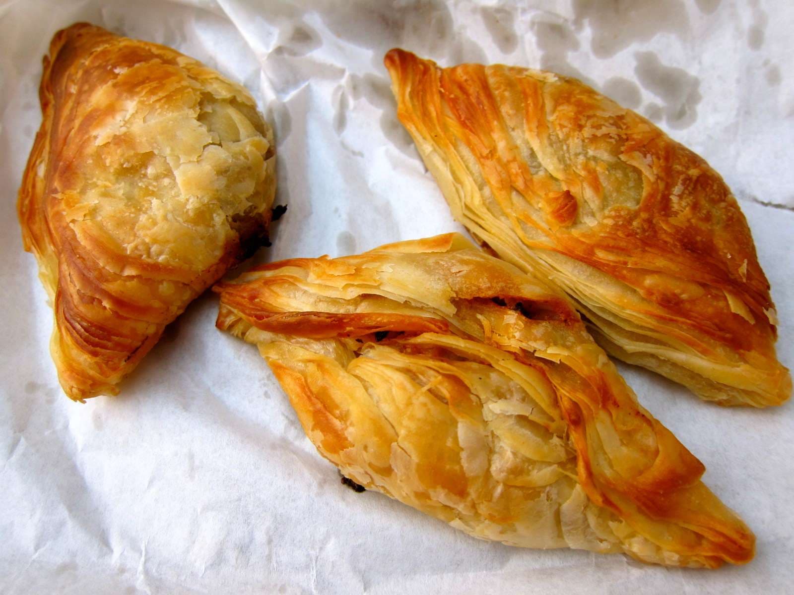 Pastizzi (flaky pastries)
