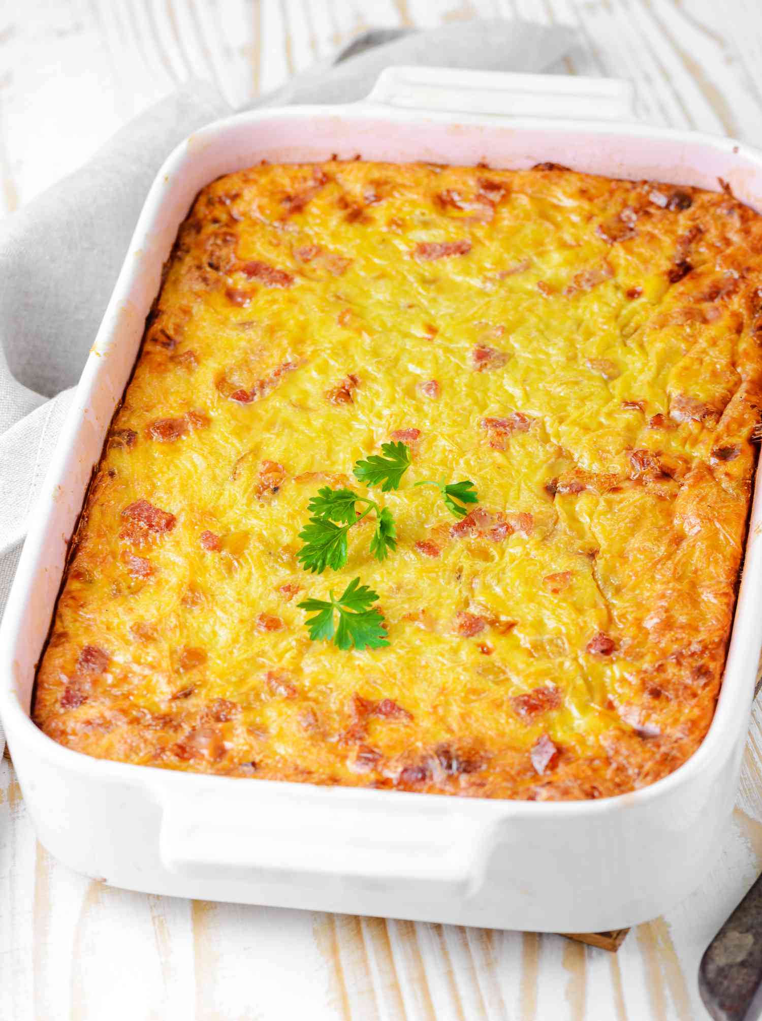 Kugelis (potato pudding)