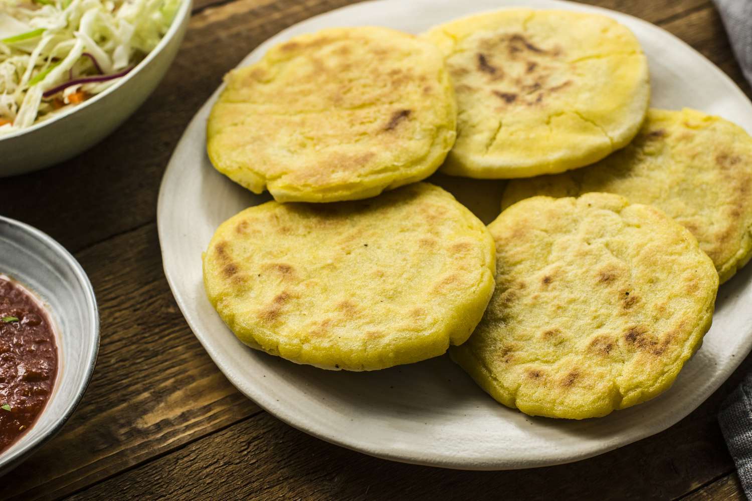 Pupusas (stuffed tortillas)