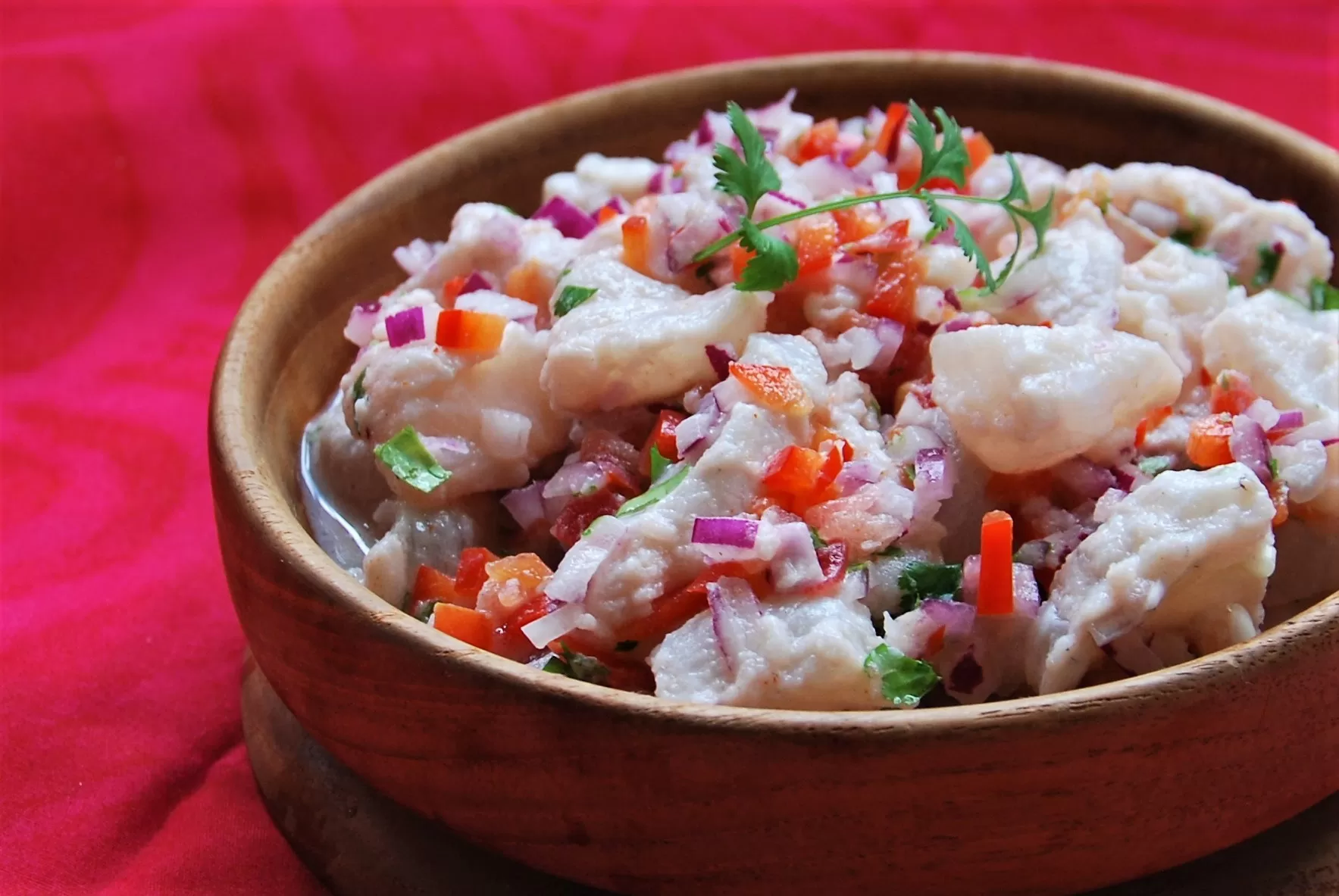Oka (raw fish salad)