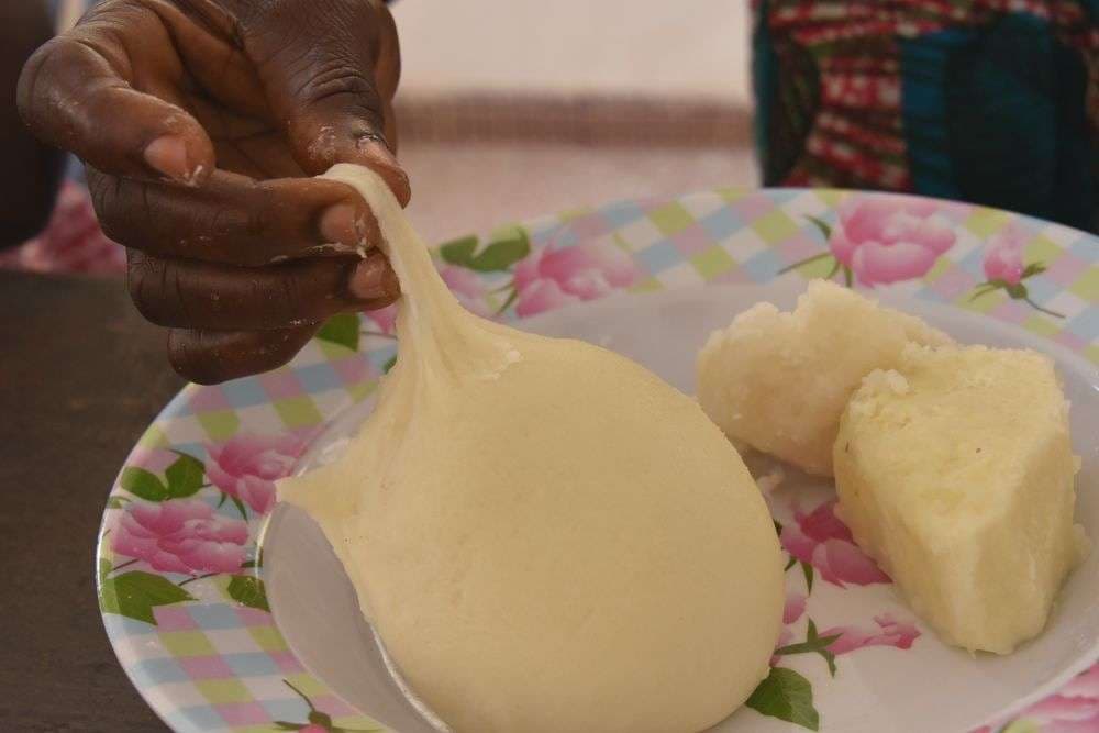 Fufu (pounded yam)