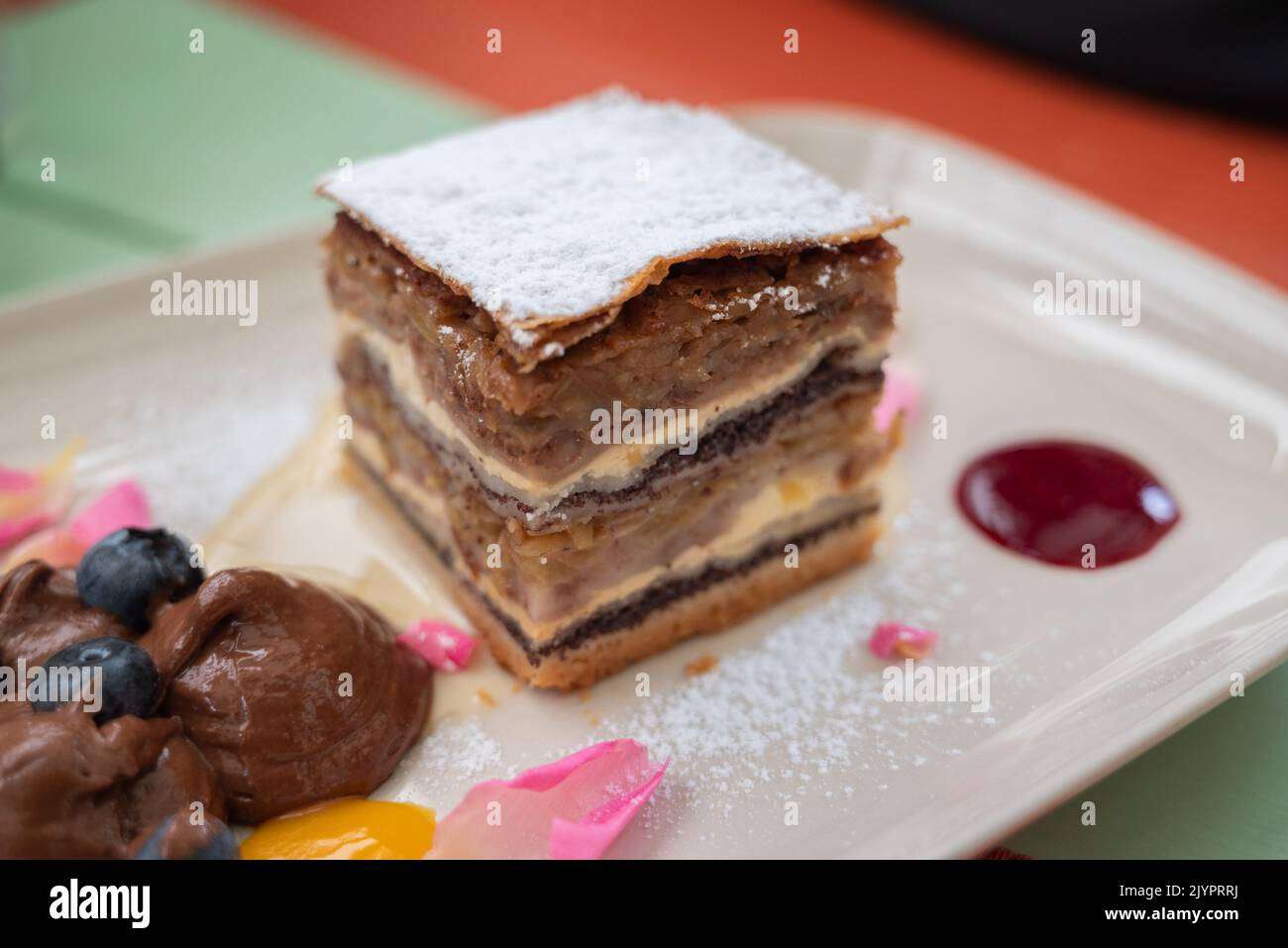 Prekmurska Gibanica (layered pastry)