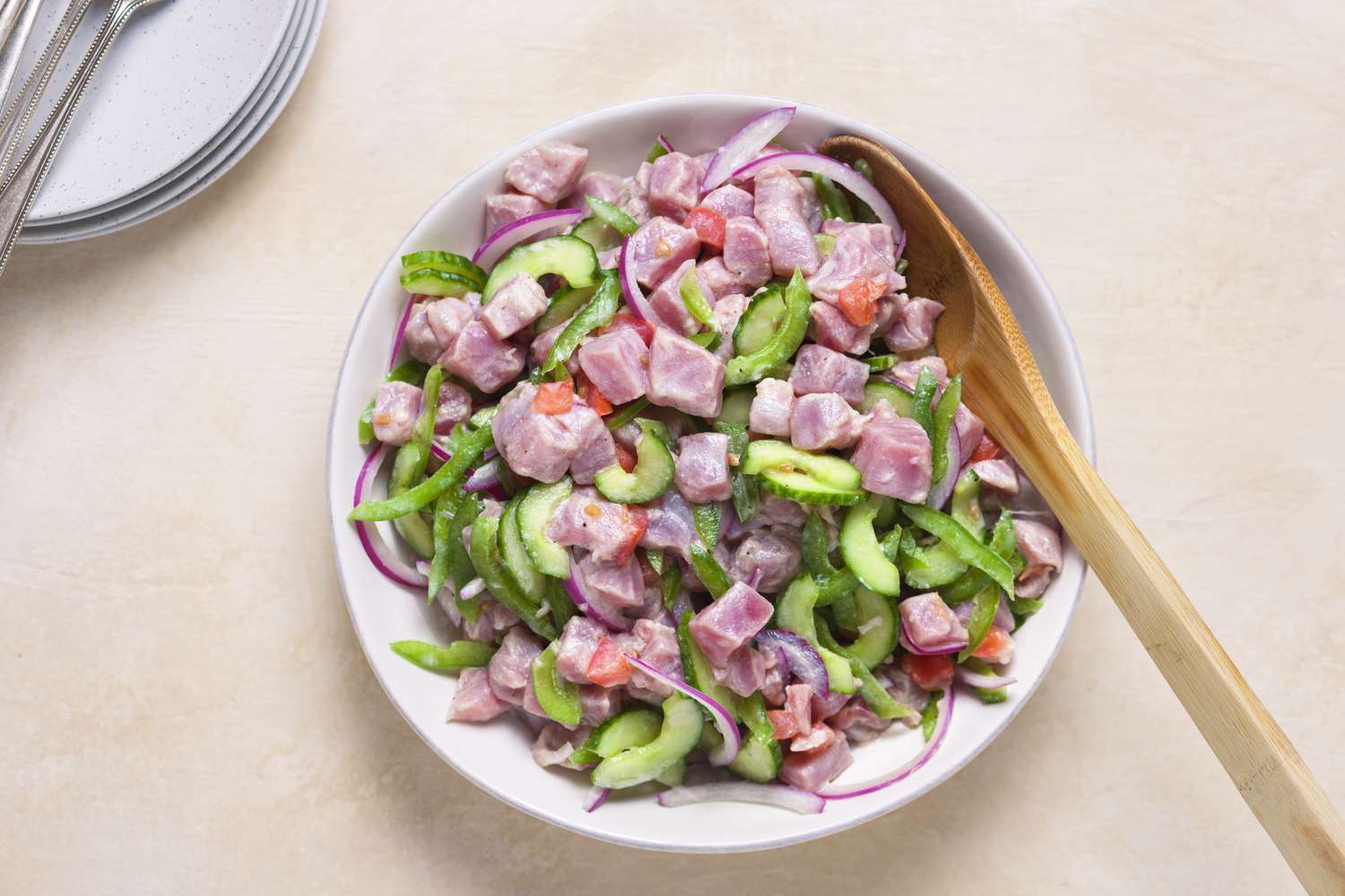 Poisson Cru (marinated raw fish)