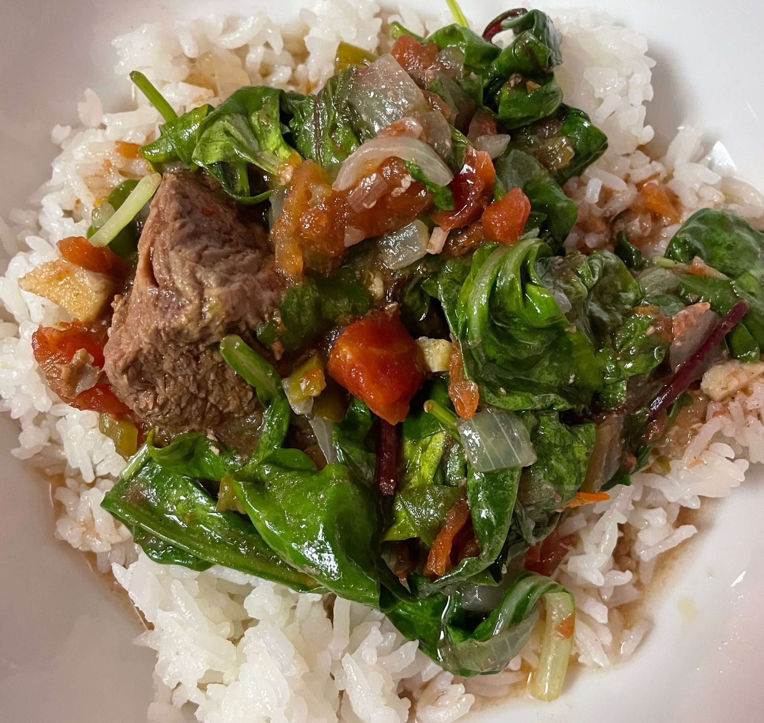 Romazava (meat and vegetable stew)