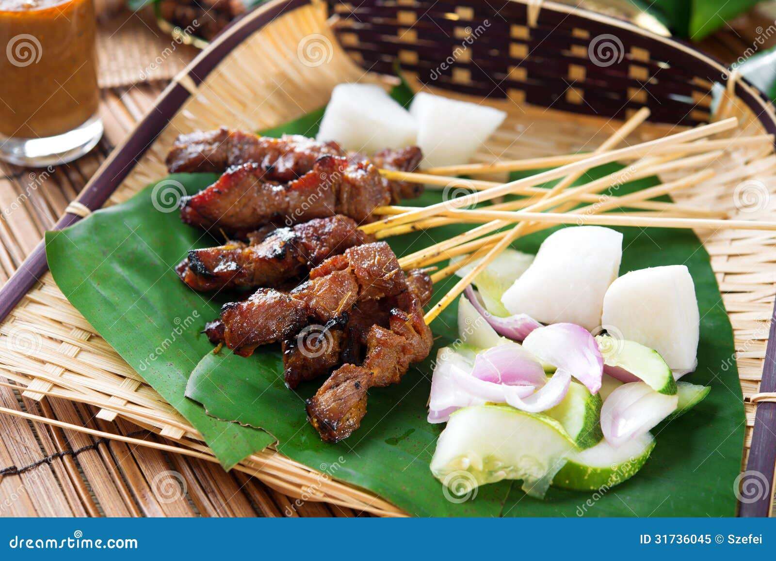 Sate (skewered and grilled meat)