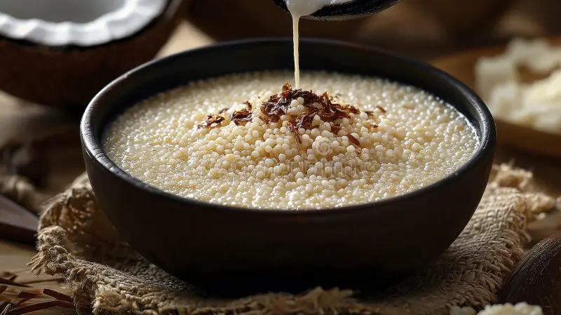 Sago (starch extracted from the sago palm)