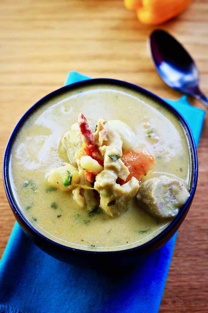Sopa de caracol (conch soup)
