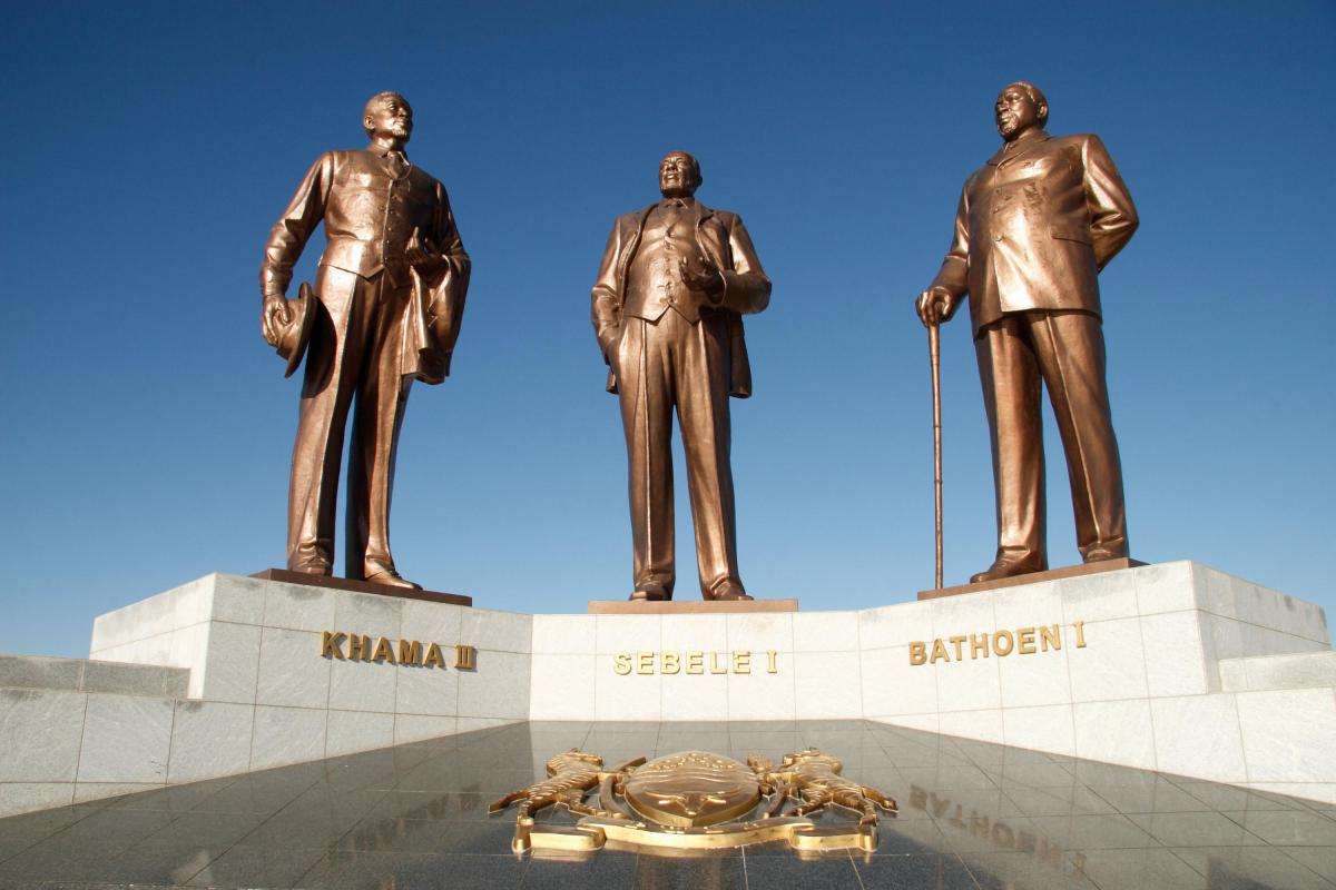Three Dikgosi Monument, Botswana