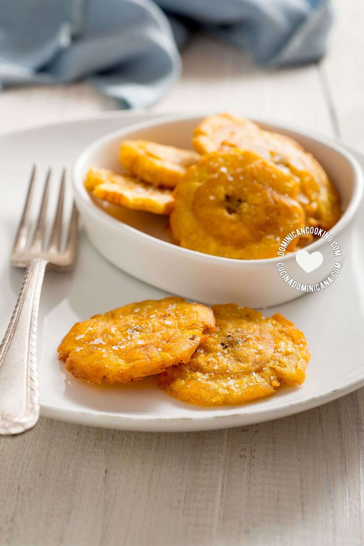 Tostones (fried plantains)
