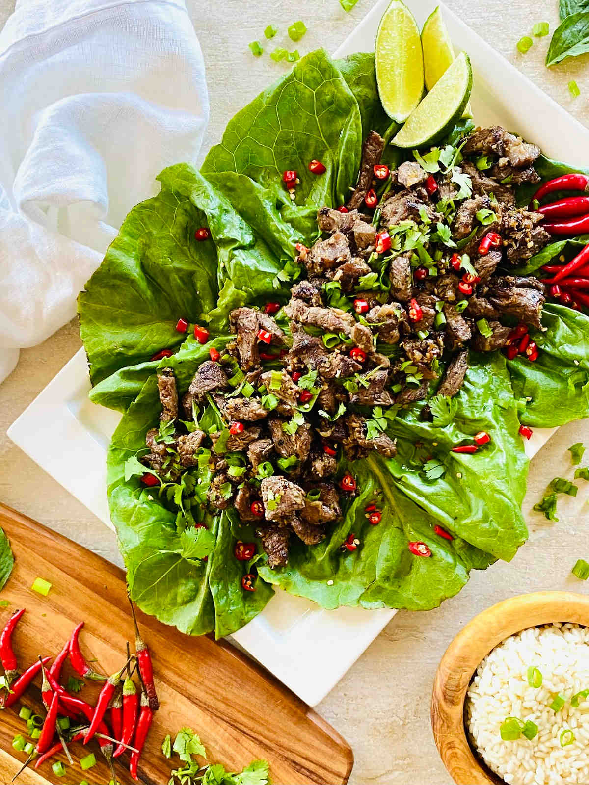 Laap (minced meat salad)