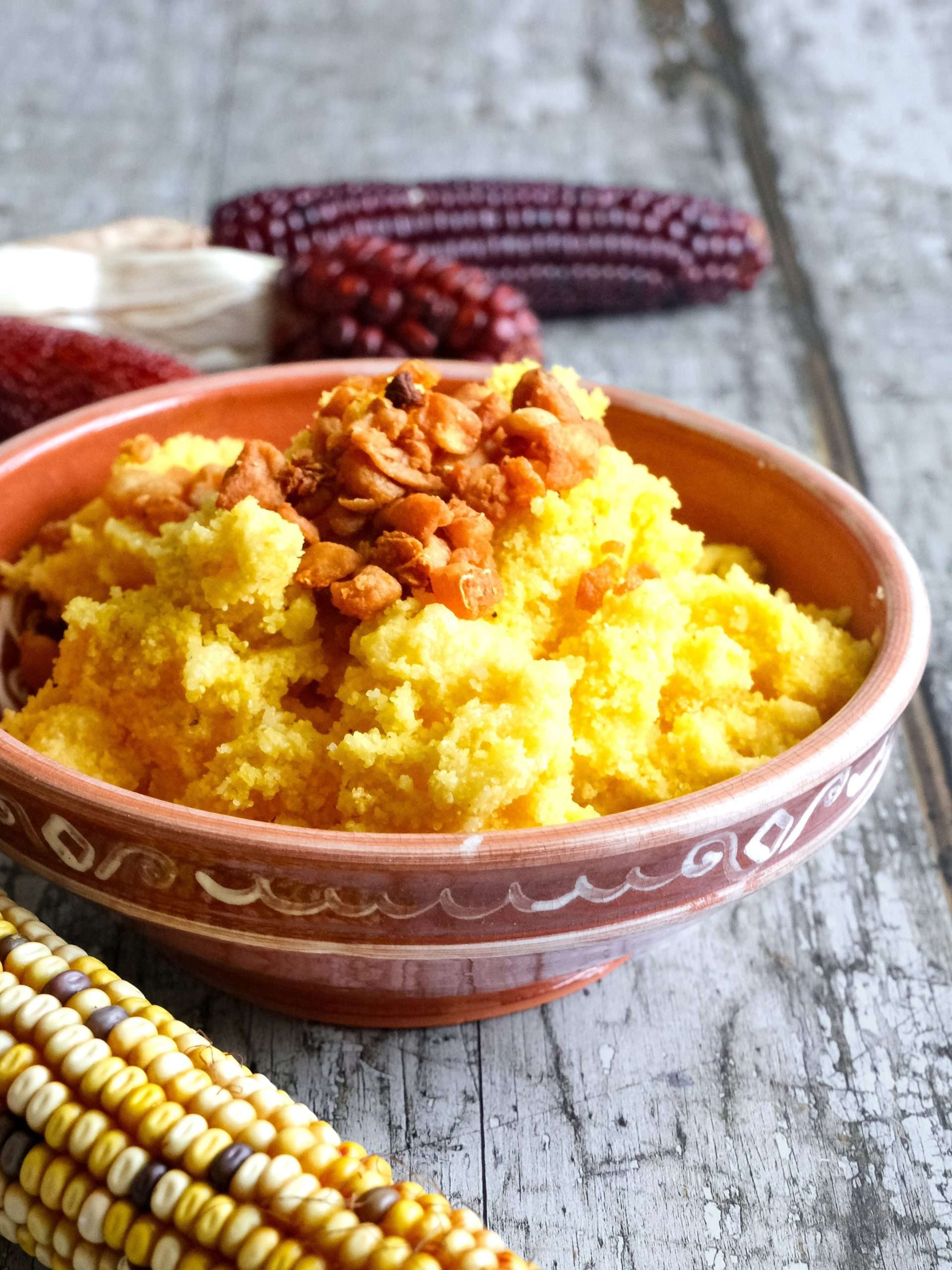 Žganci (cornmeal mush)